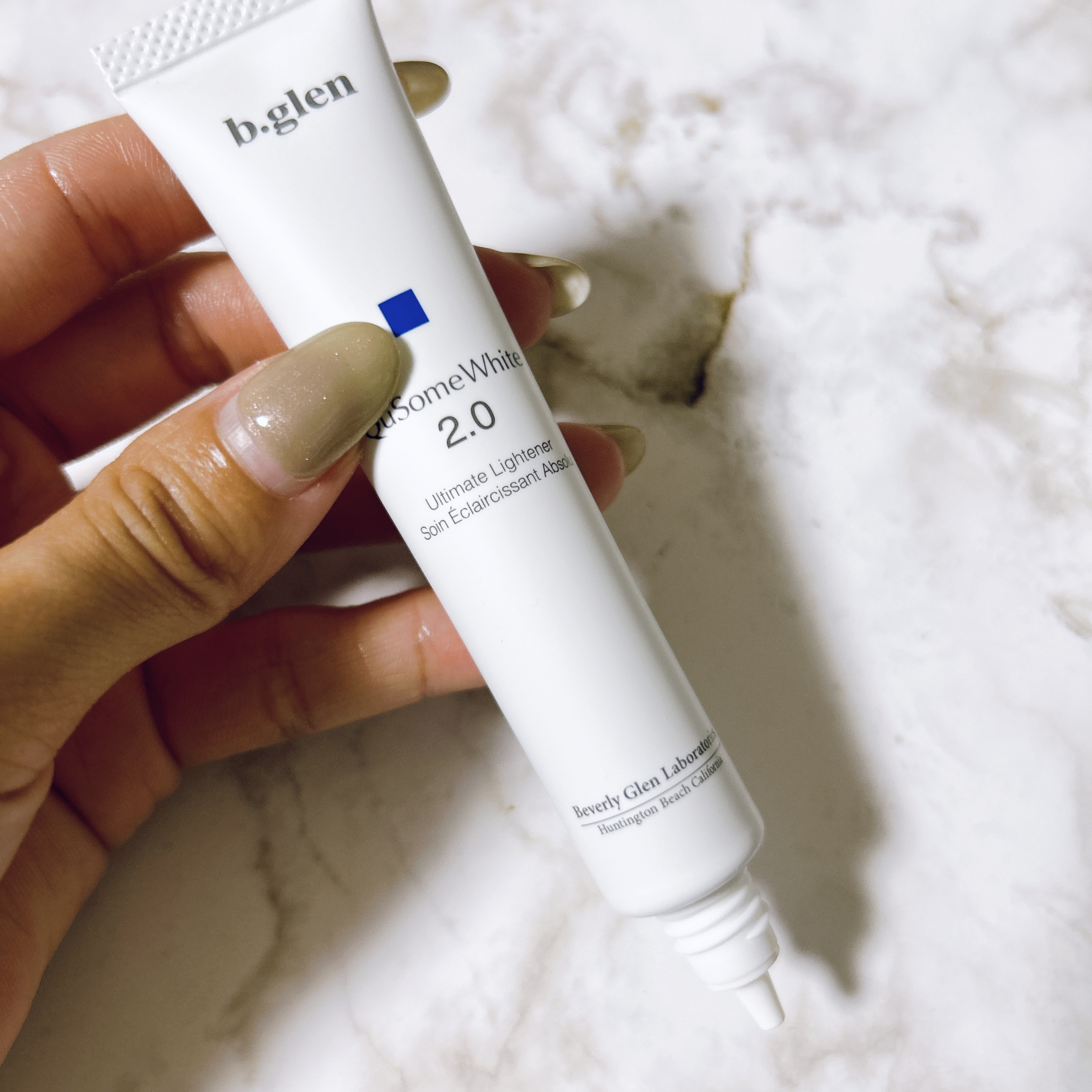 QuSomeホワイト2.0/b.glen/美容液を使ったクチコミ（2枚目）