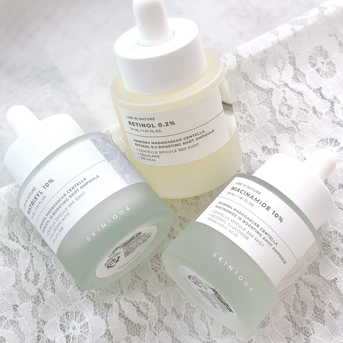 レチノール 0.2 ブースティングショット アンプル/SKIN1004/美容液を使ったクチコミ（3枚目）