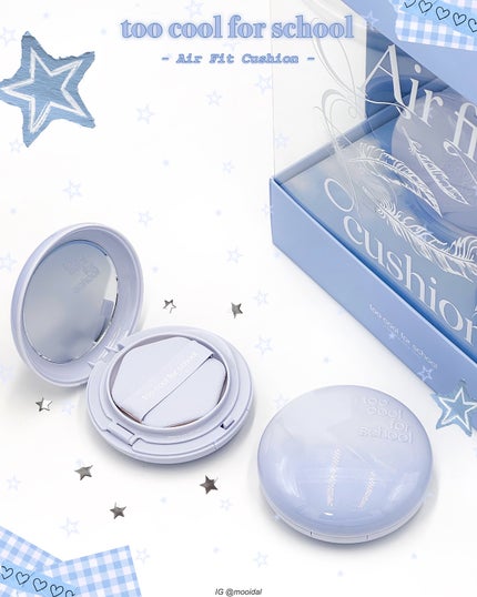 エアーフィットクッション/too cool for school/クッションファンデーションを使ったクチコミ(1枚目)