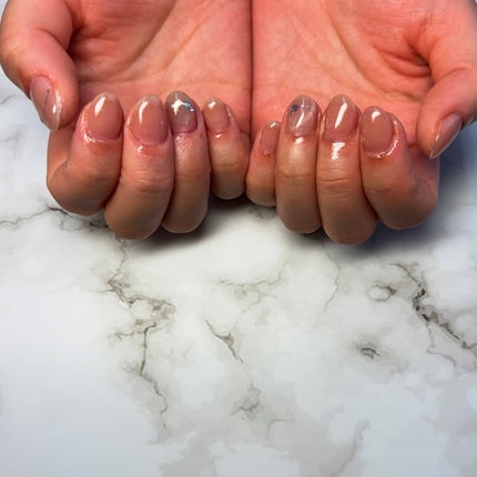 #ネイル,#ニュアンスネイル,#ジェルネイル,#ギャルネイル,#ネイル,#城陽ネイルのネイルデザイン