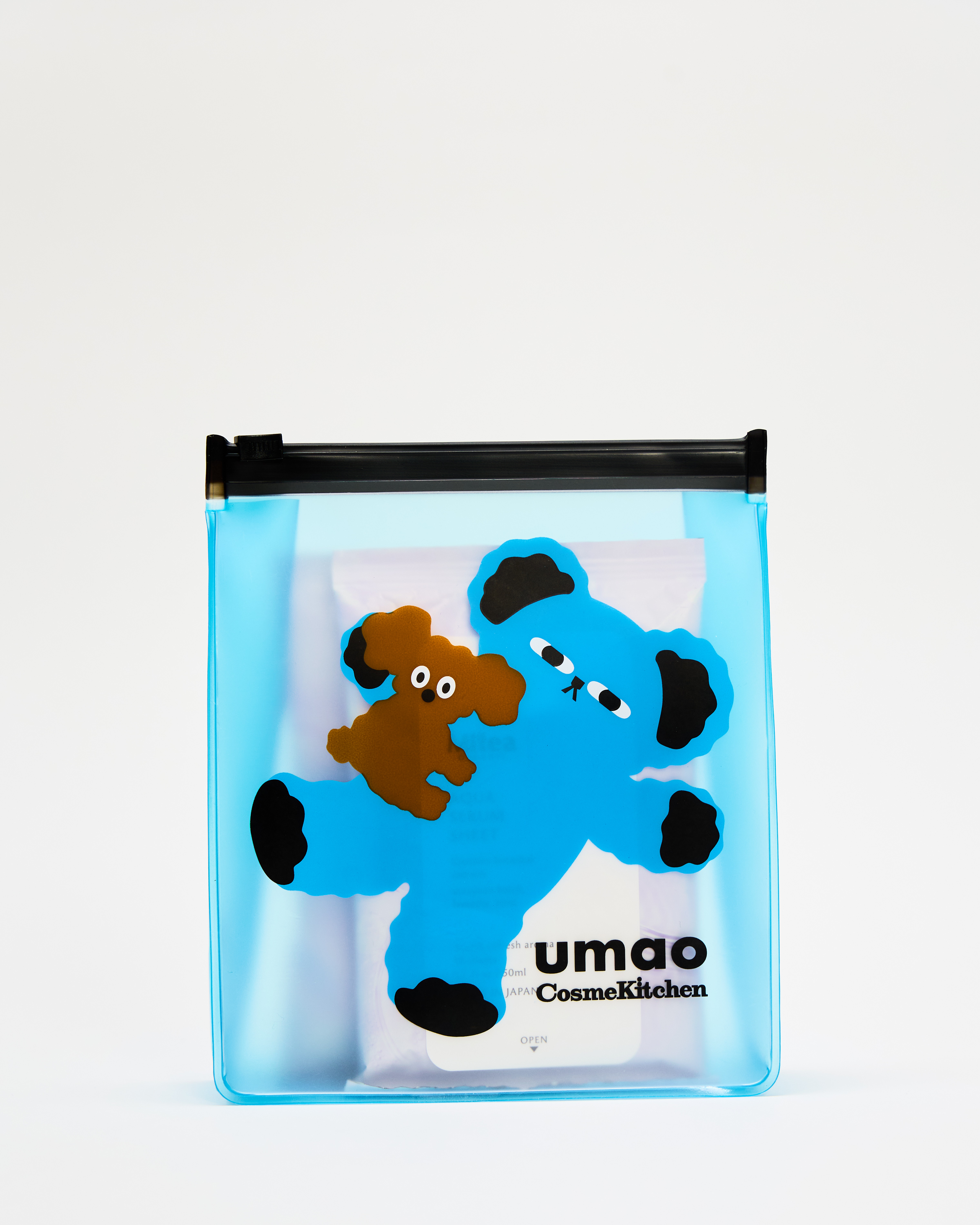 〈umao〉アクアセラムシート2P ポーチ入り　［ LIGHT BLUE／BLUE ］ LIGHT BLUE