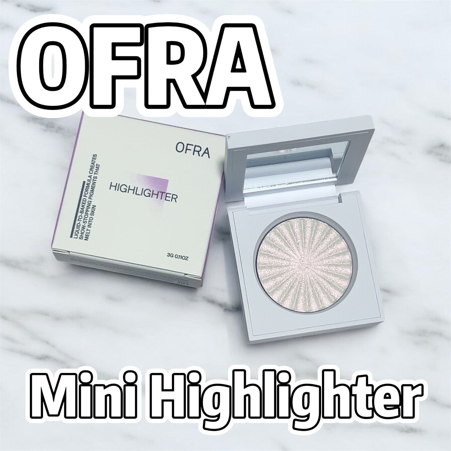 OFRA mini Highlighter/Ofra Cosmetics/パウダーハイライトを使ったクチコミ（1枚目）
