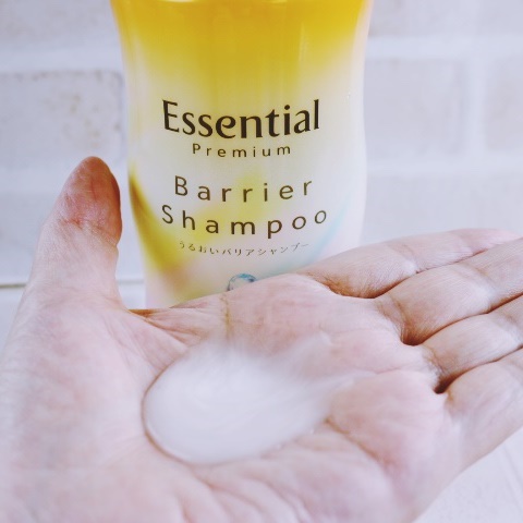 エッセンシャルプレミアム バリアシャンプー・コンディショナー スパークルモイスト/エッセンシャル/市販シャンプーを使ったクチコミ（2枚目）