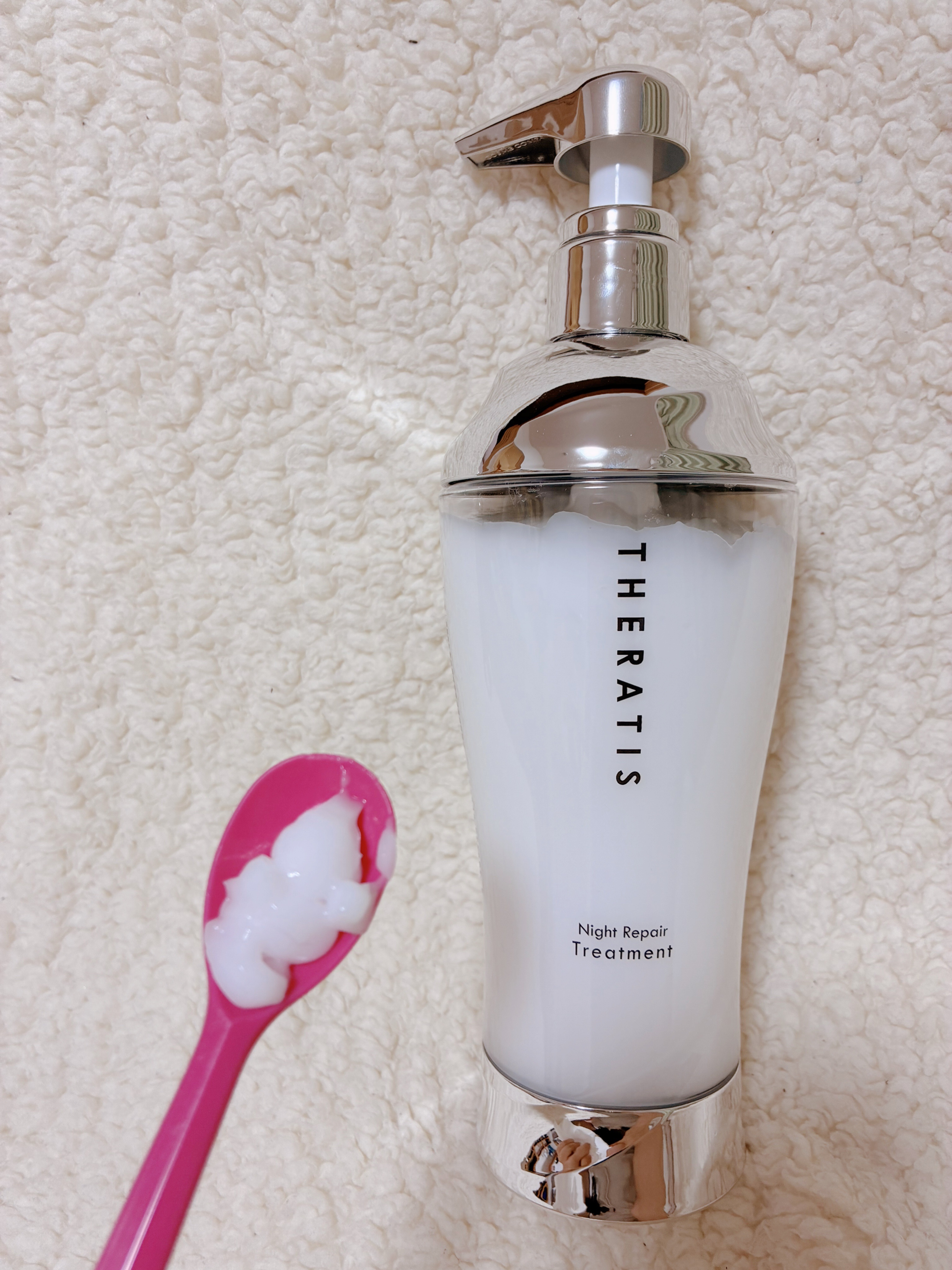 ナイトリペア シャンプー/ヘアトリートメント/THERATIS/シャンプー・コンディショナーを使ったクチコミ（3枚目）