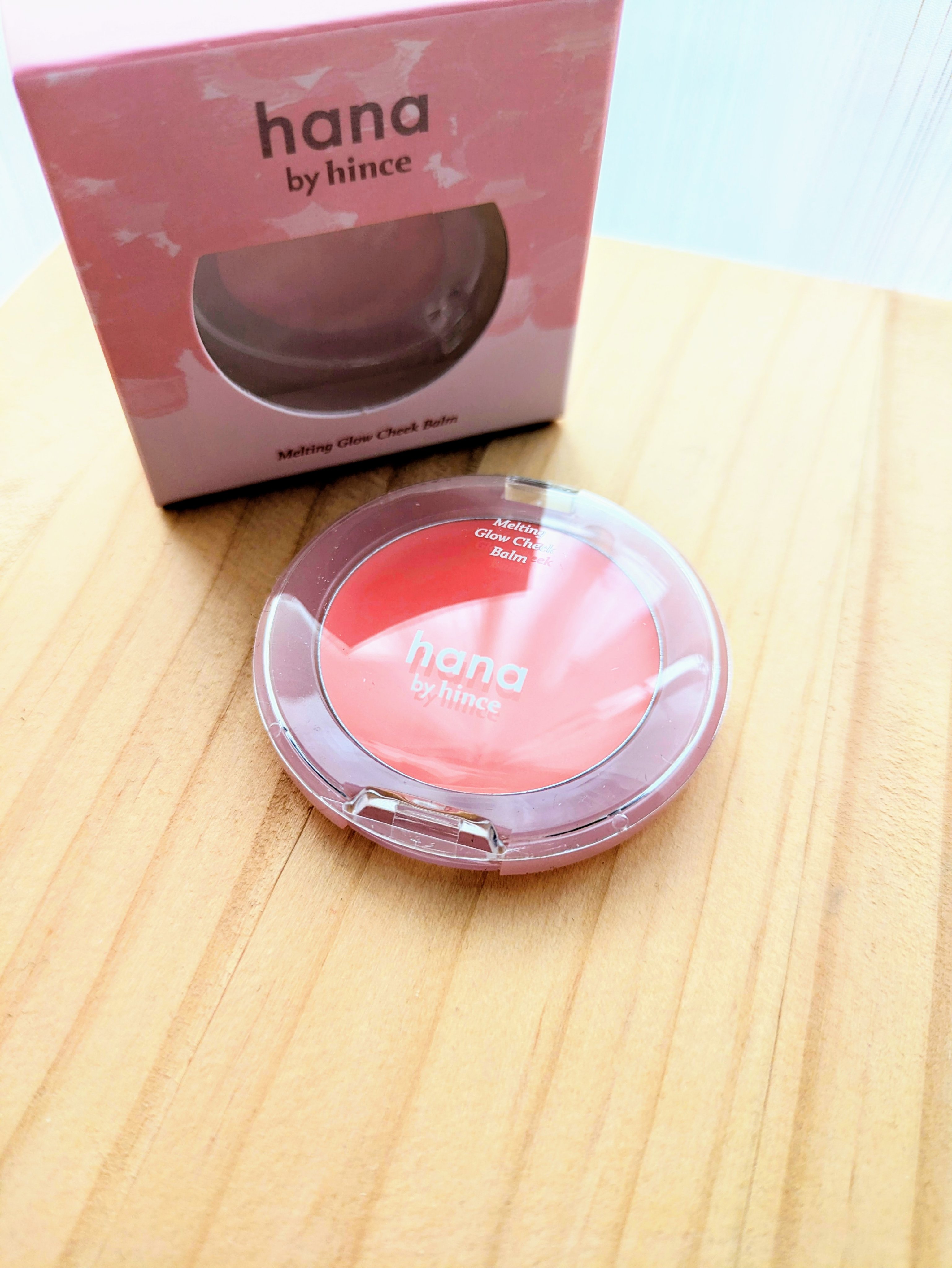 メルティンググロウチークバーム/hana by hince/ジェル・クリームチークを使ったクチコミ（2枚目）