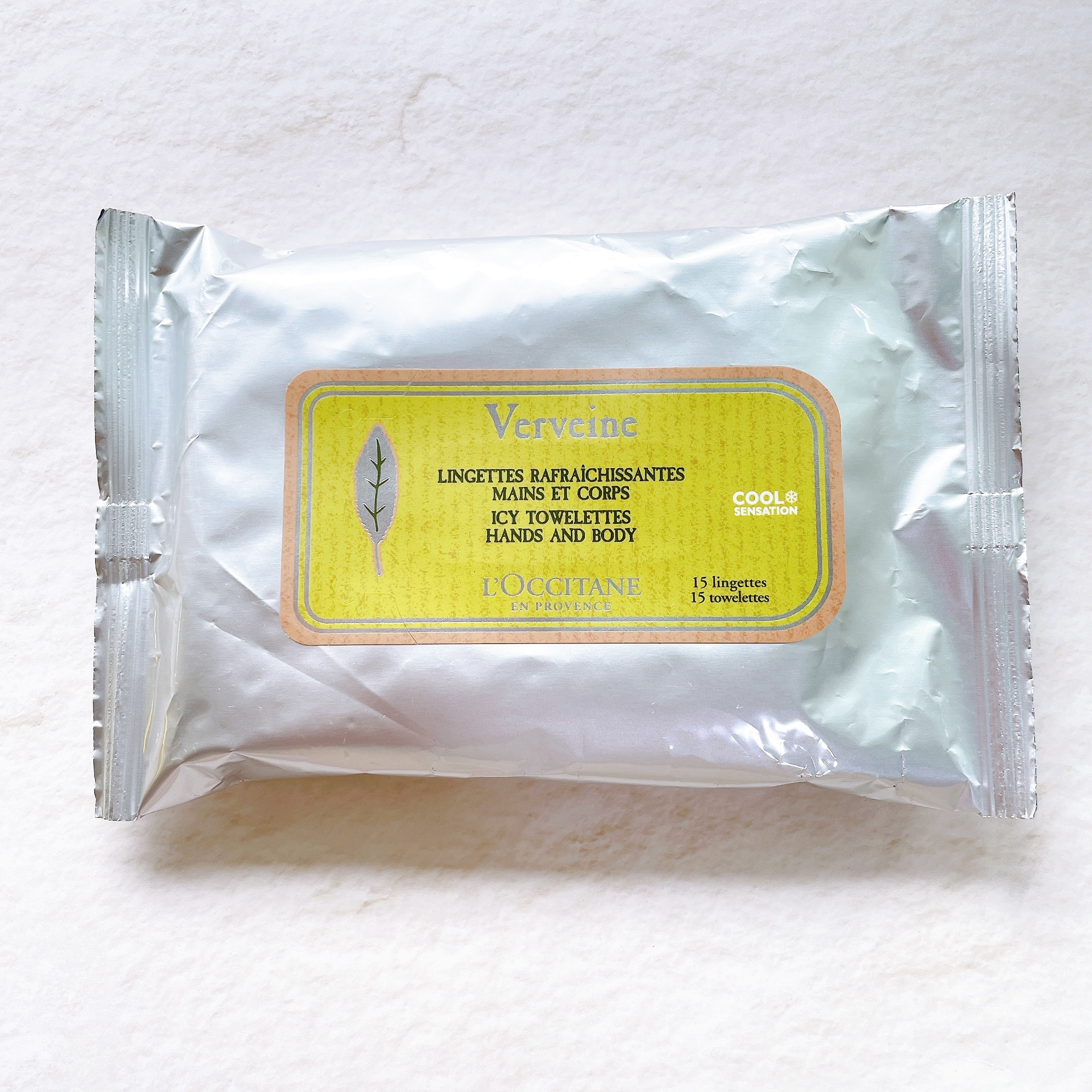 ヴァーベナ アイシータオレッツ/L'OCCITANE/ボディシートを使ったクチコミ（2枚目）