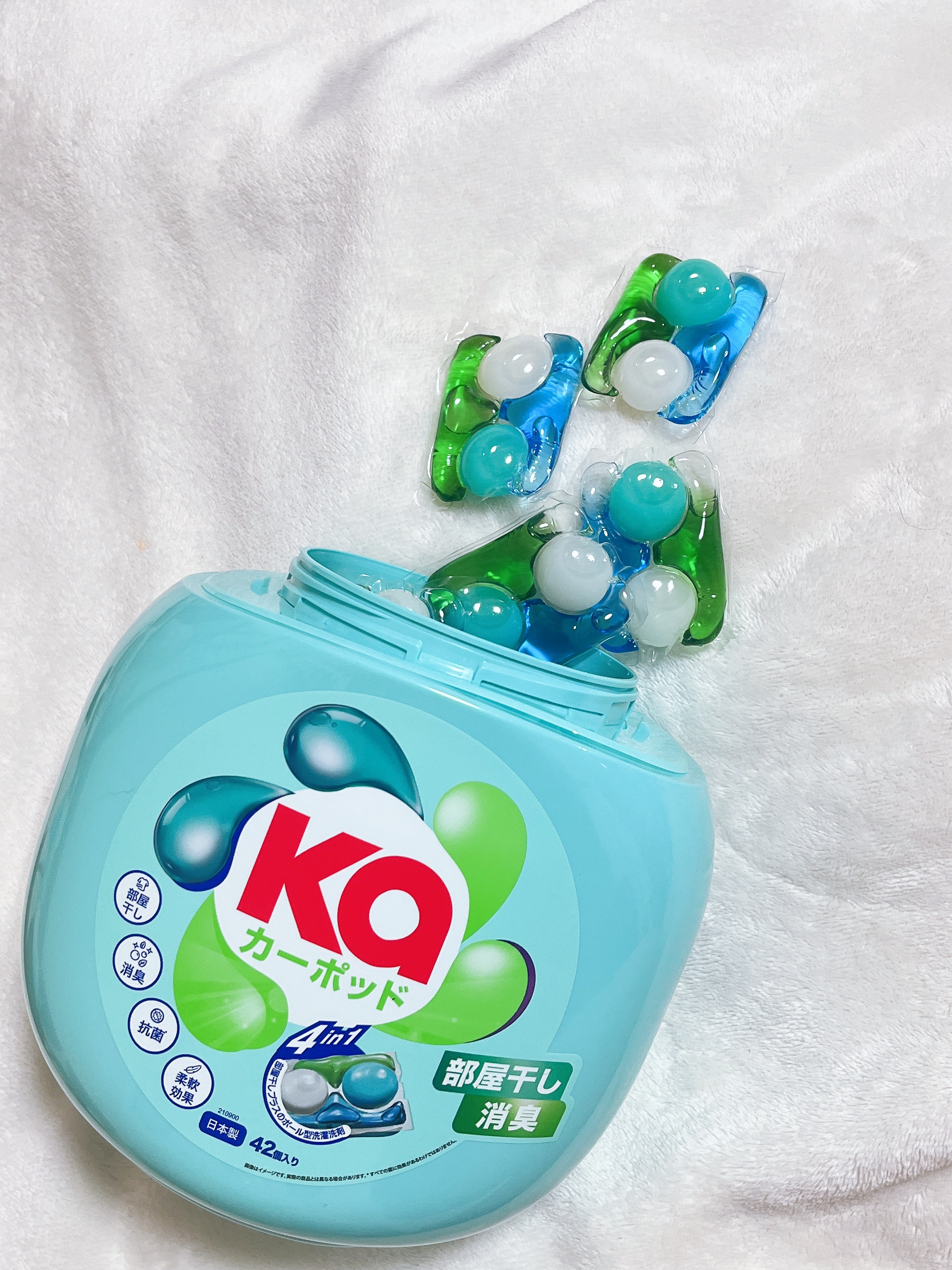 カーポッド/王子製薬/洗濯洗剤を使ったクチコミ（3枚目）