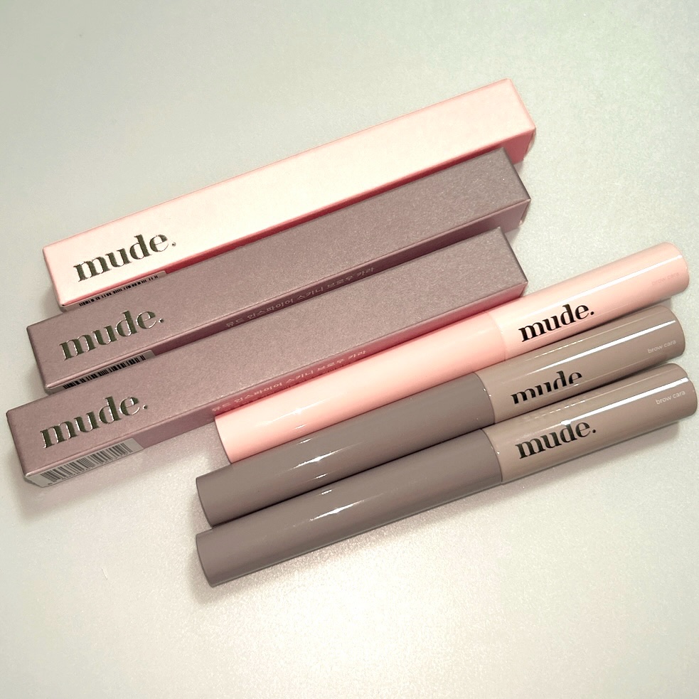 インスパイアスキニーブロウカラ/mude./眉マスカラを使ったクチコミ（1枚目）