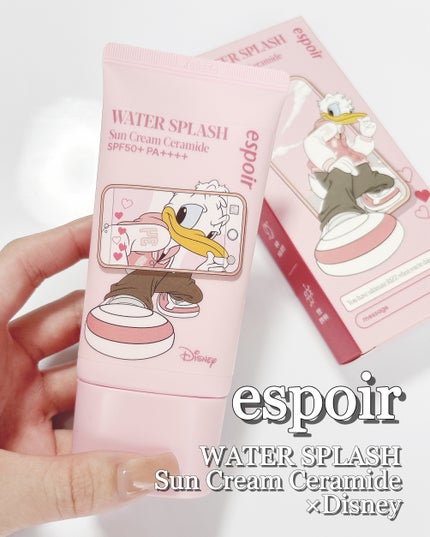 ウォータースプラッシュサンクリーム セラミド/espoir/日焼け止めクリームを使ったクチコミ(1枚目)