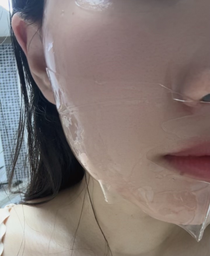 グルタチオンフィルムコラーゲンマスク/Abib /シートマスク・パックを使ったクチコミ（3枚目）