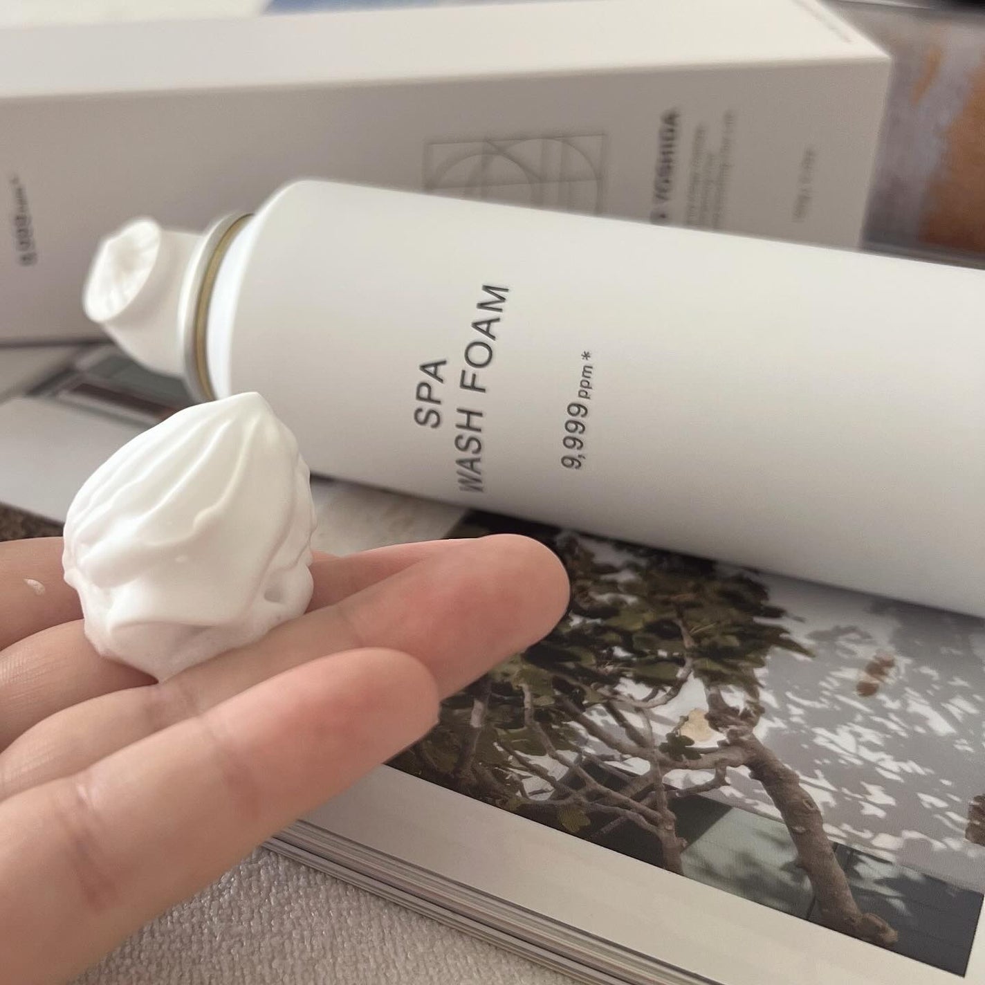 スパウォッシュフォーム(炭酸洗顔料)/EAU DE NU/DE/泡洗顔を使ったクチコミ(2枚目)