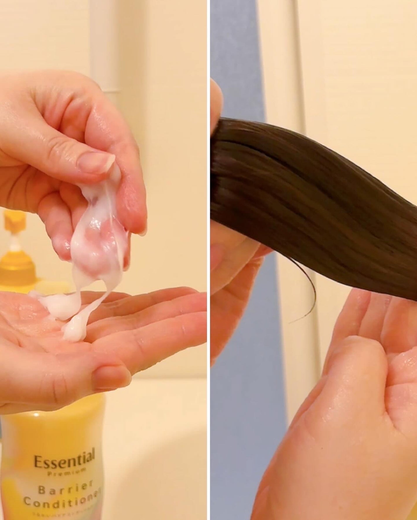 エッセンシャルプレミアム バリアシャンプー・コンディショナー スパークルモイスト/エッセンシャル/市販シャンプーを使ったクチコミ(5枚目)