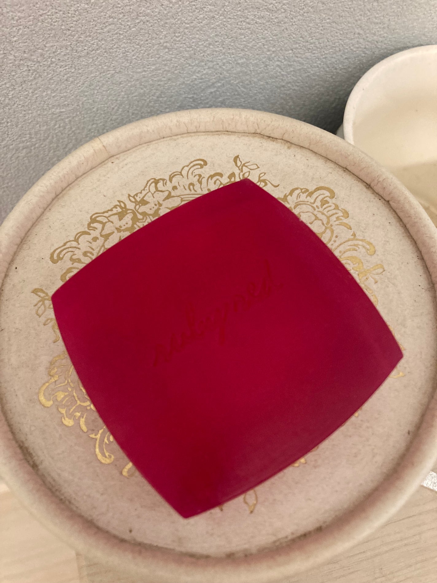 ホネケーキ(ルビーレッド)/SHISEIDO/洗顔石鹸を使ったクチコミ(3枚目)