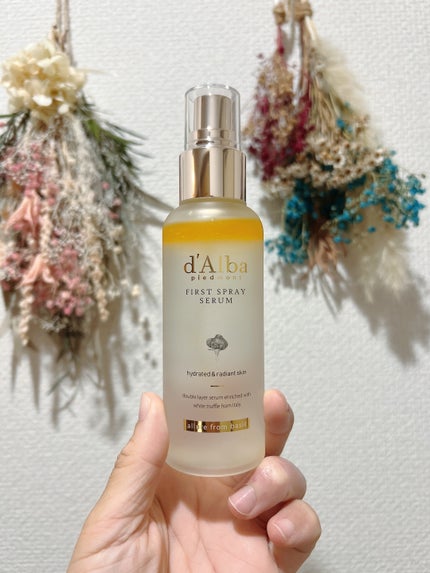 ダルバ ホワイトトリュフファーストスプレーセラム/ダルバ/ミスト状化粧水を使ったクチコミ(1枚目)