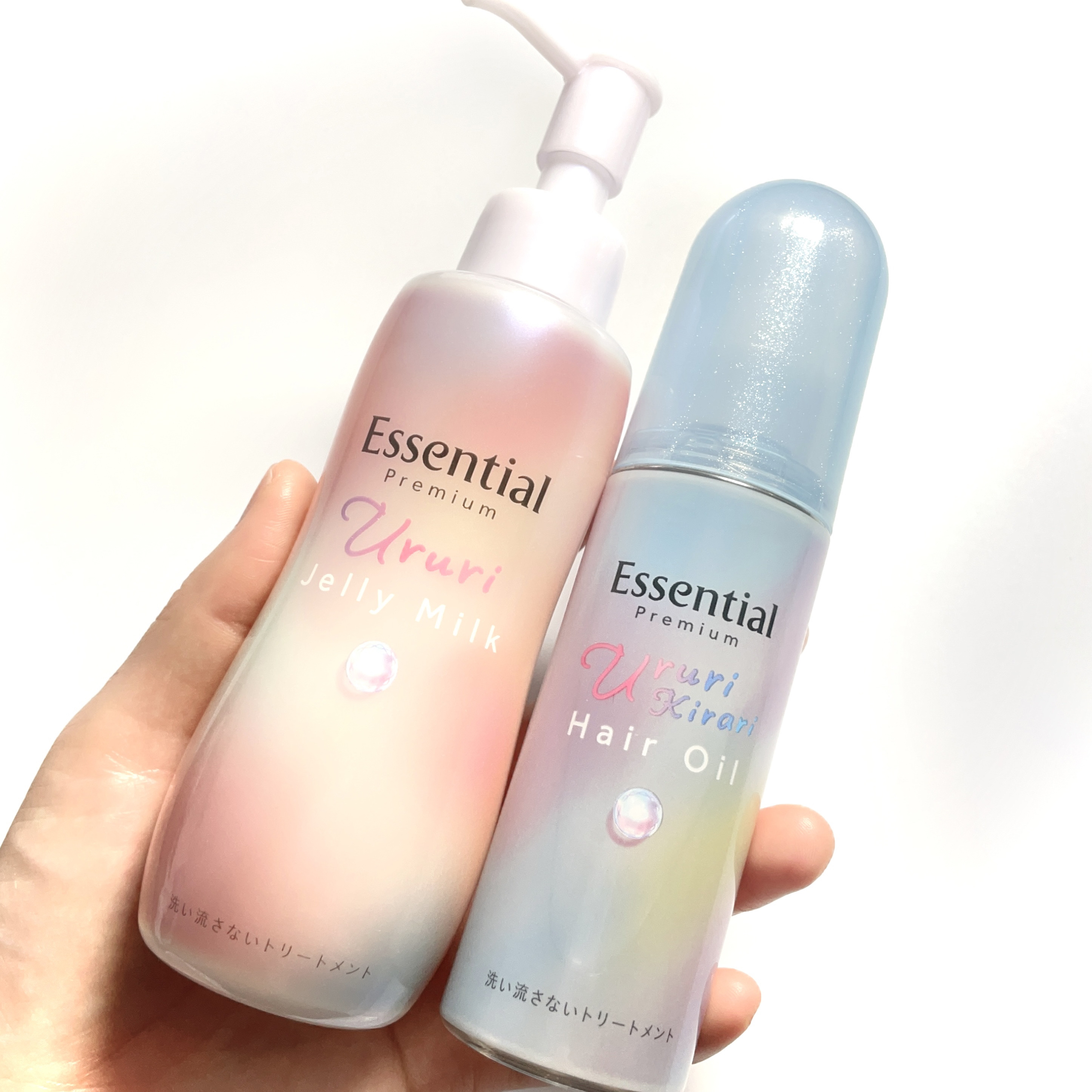 エッセンシャル プレミアム うるりキラリオイル/エッセンシャル/ヘアオイルを使ったクチコミ（1枚目）