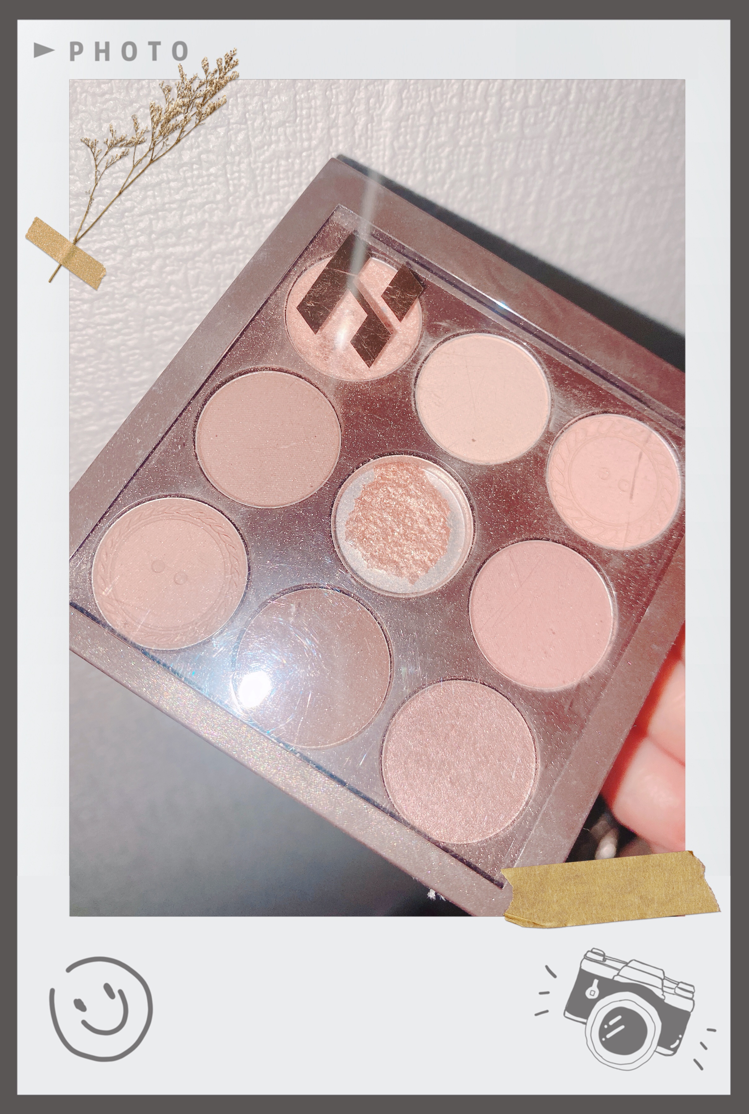 マイフェイブムードアイパレット 9カラー/HOLIKA HOLIKA/アイシャドウパレットを使ったクチコミ（1枚目）