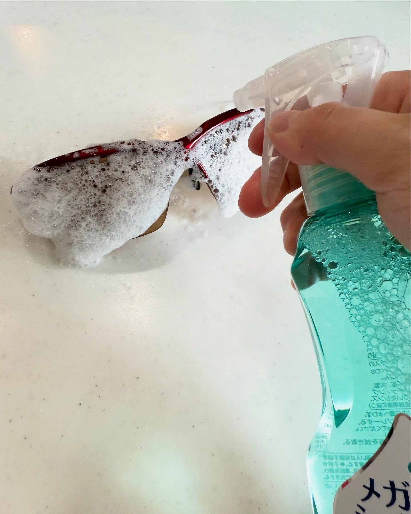 メガネのシャンプー 除菌EX/ソフト９９コーポレーション/その他を使ったクチコミ（3枚目）