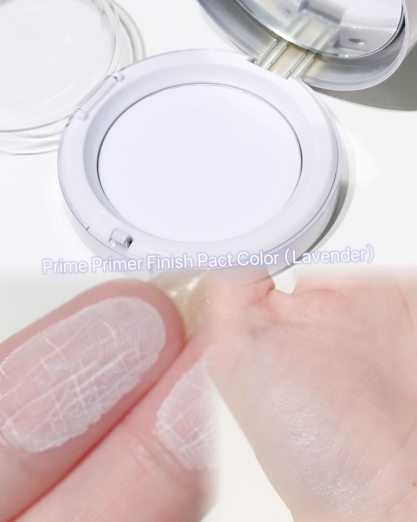 バニラコ プライムプライマーフィニッシュパクト ラベンダー/BANILA CO/プレストパウダーを使ったクチコミ（2枚目）