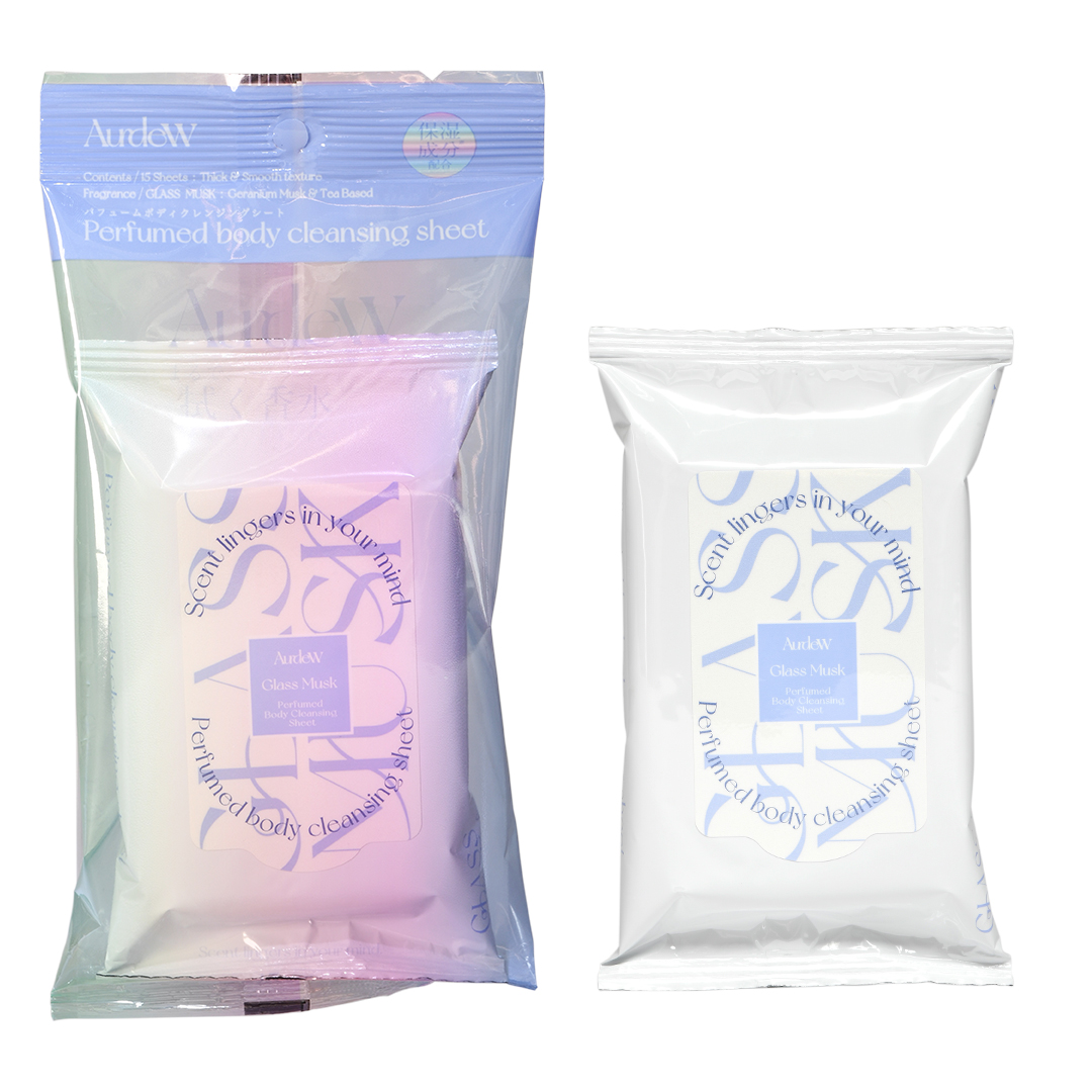 AurdeW AurdeW（オーデュー）パフュームボディクレンジングシート　グラスムスク