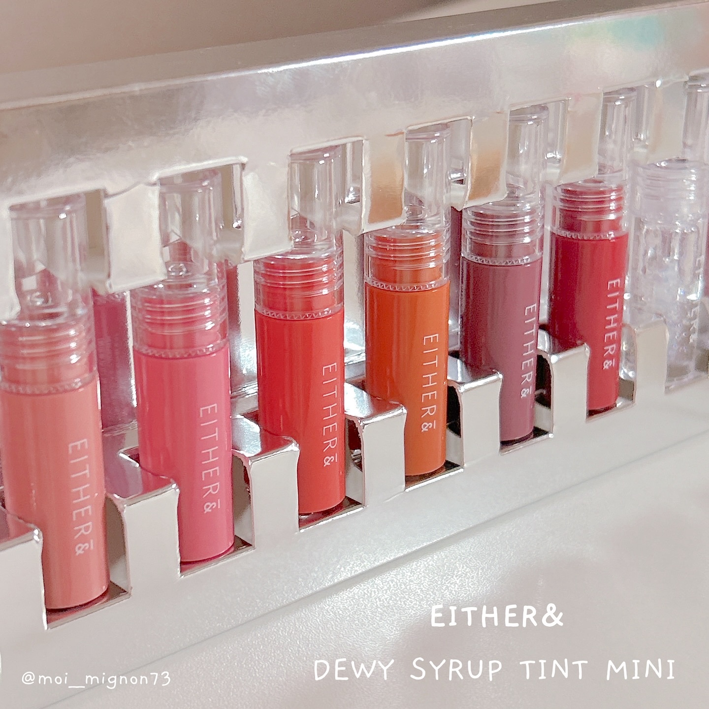 Dewy Syrup Tint/EITHER＆/口紅を使ったクチコミ（1枚目）