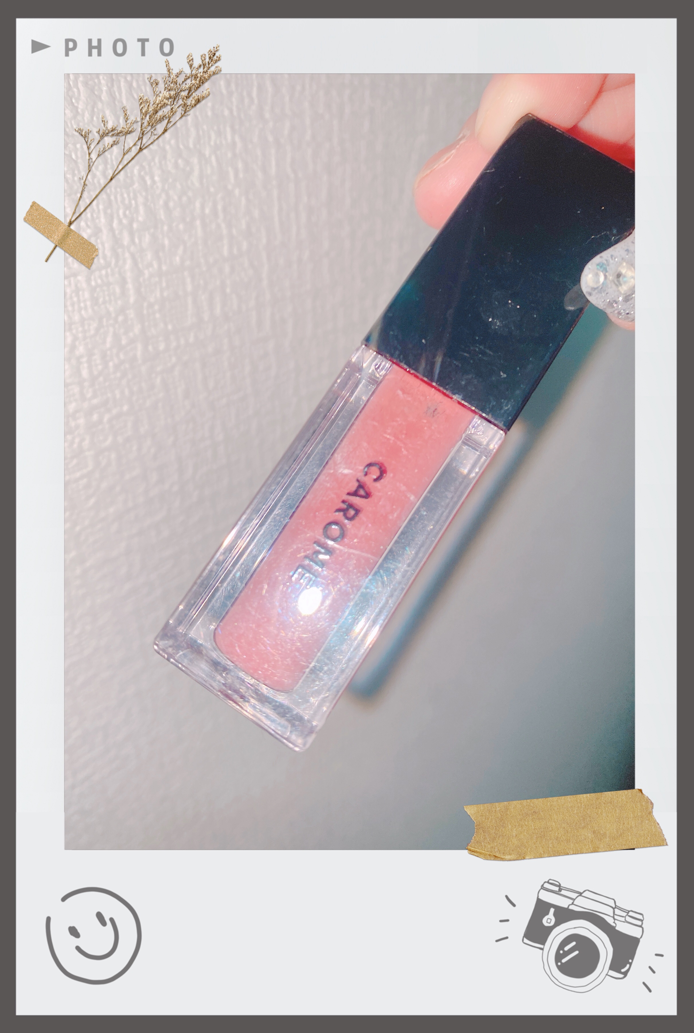 ブルーミングリップグロウ/CAROME./口紅を使ったクチコミ（1枚目）