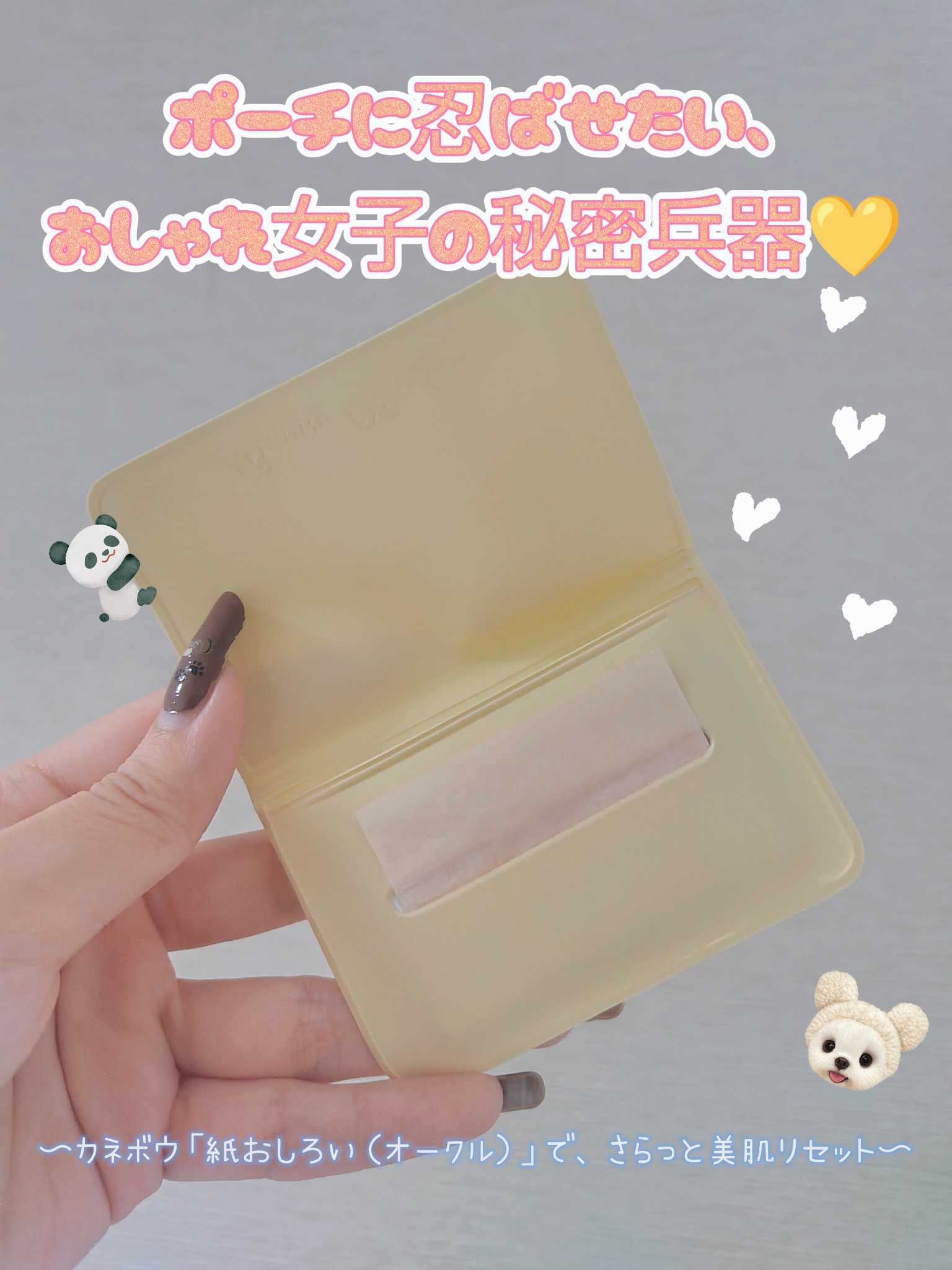 ビューティ ワークス  紙おしろい/ビューティワークス/その他スキンケアグッズを使ったクチコミ（1枚目）