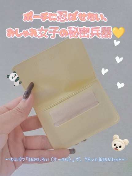 ビューティ ワークス  紙おしろい/ビューティワークス/その他スキンケアグッズを使ったクチコミ(1枚目)