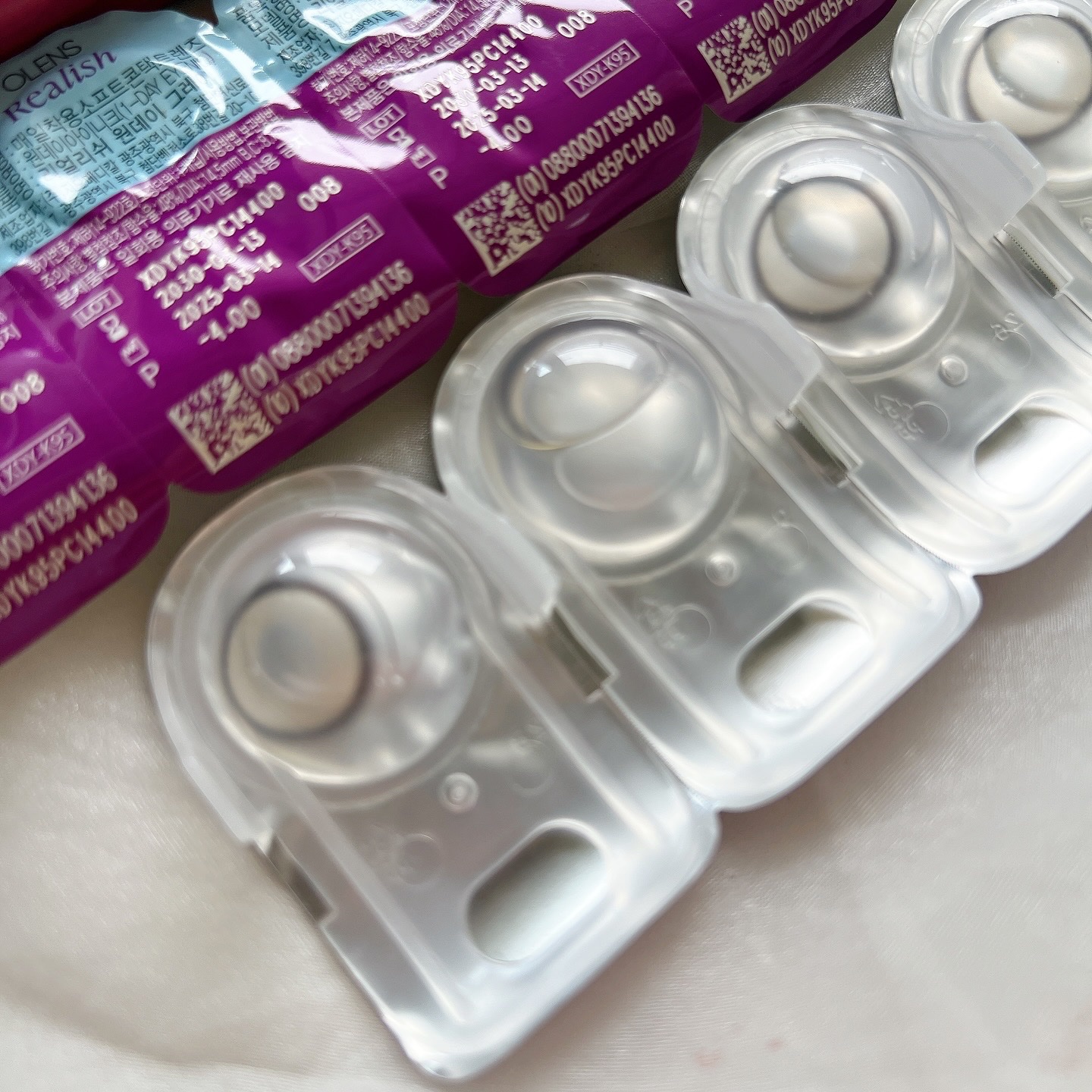 Realish 1day/OLENS/ワンデー（１DAY）カラコンを使ったクチコミ（3枚目）