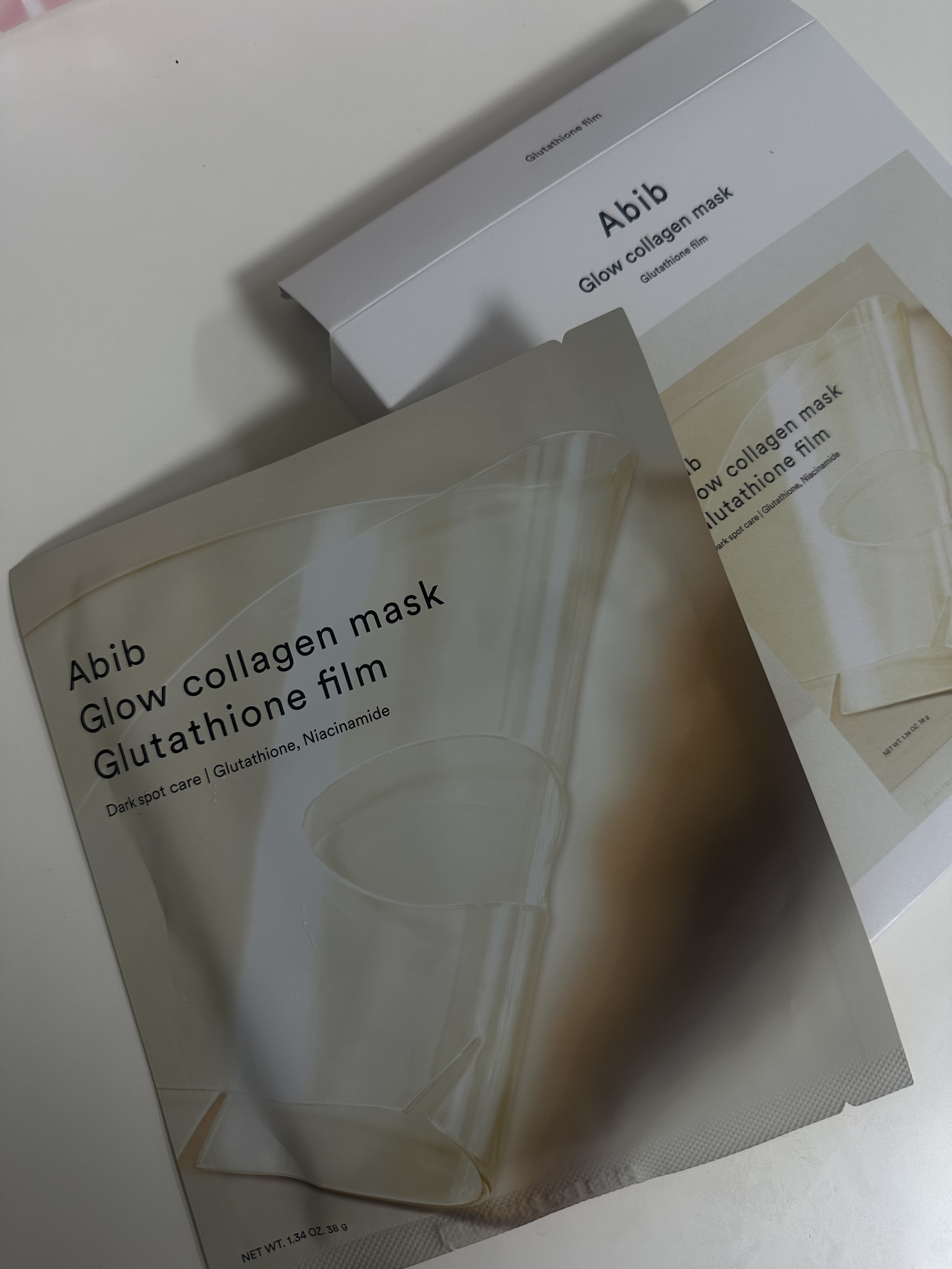 グルタチオンフィルムコラーゲンマスク/Abib /シートマスク・パックを使ったクチコミ（1枚目）