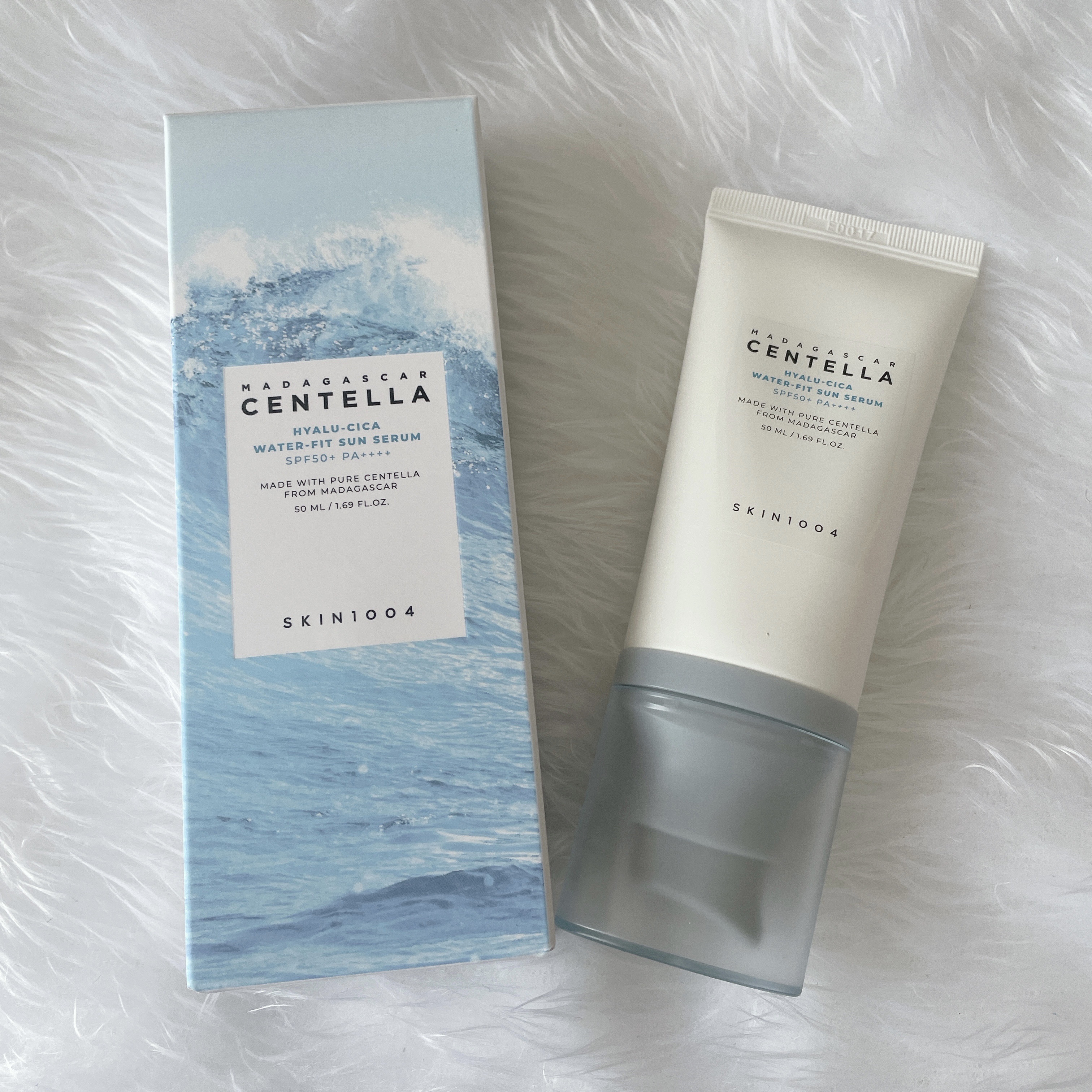 ヒアルーシカ ウォーターフィット サンセラム/SKIN1004/日焼け止めローションを使ったクチコミ（1枚目）