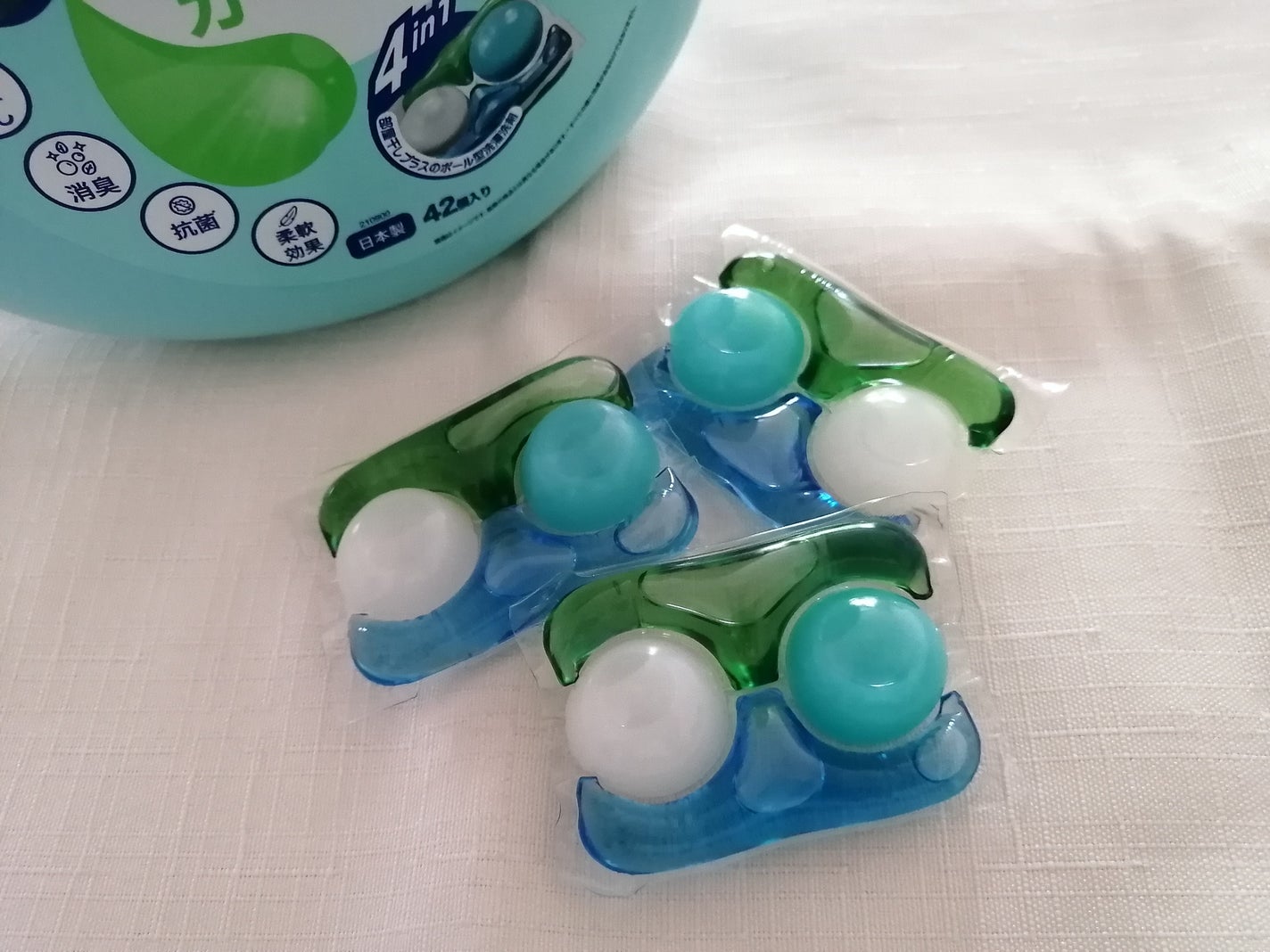 カーポッド 部屋干しEX/王子製薬/洗濯洗剤を使ったクチコミ(3枚目)