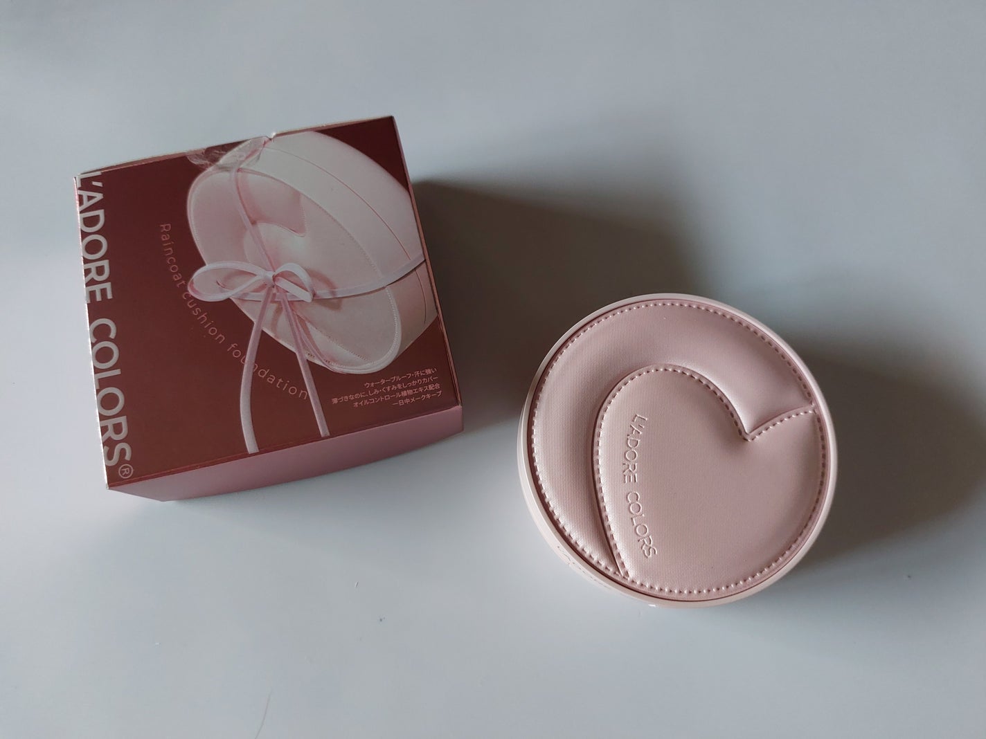 L'ADORE COLORS レインコート クッション ファンデーション/L'adore Colors/クッションファンデーションを使ったクチコミ(1枚目)