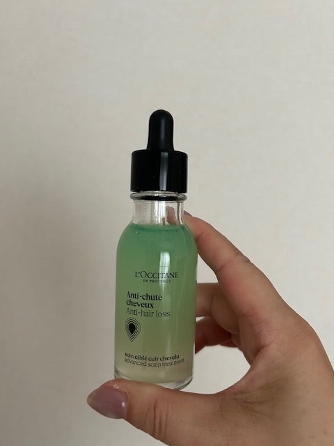 薬用 メディカル アンチヘアロスセラム/L'OCCITANE/頭皮ローションを使ったクチコミ(2枚目)