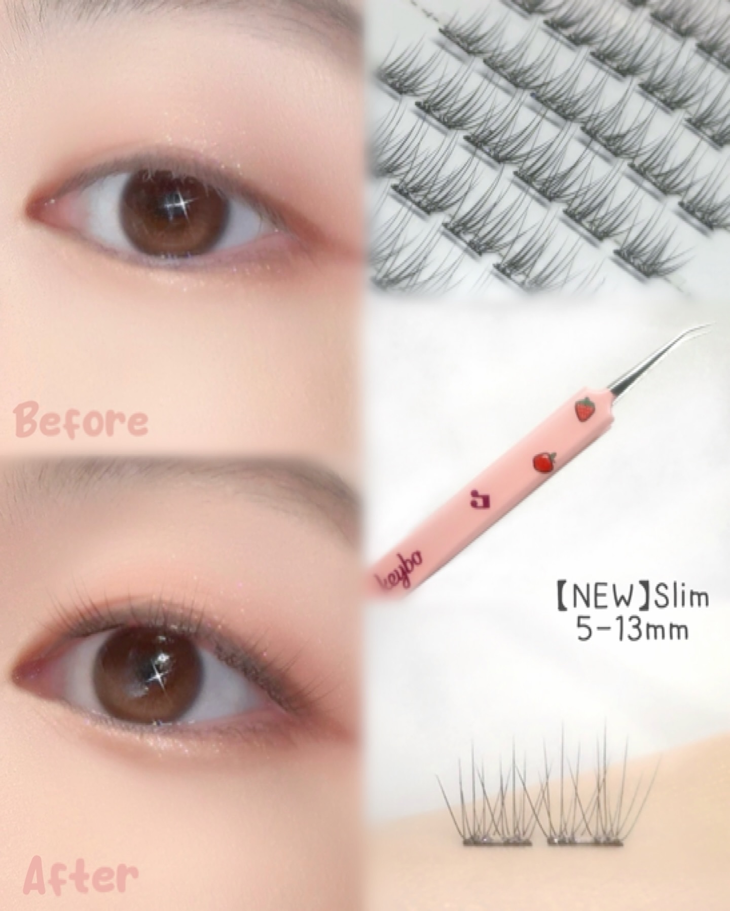 keybo BBiBBi LASH/keybo/つけまつげを使ったクチコミ（2枚目）