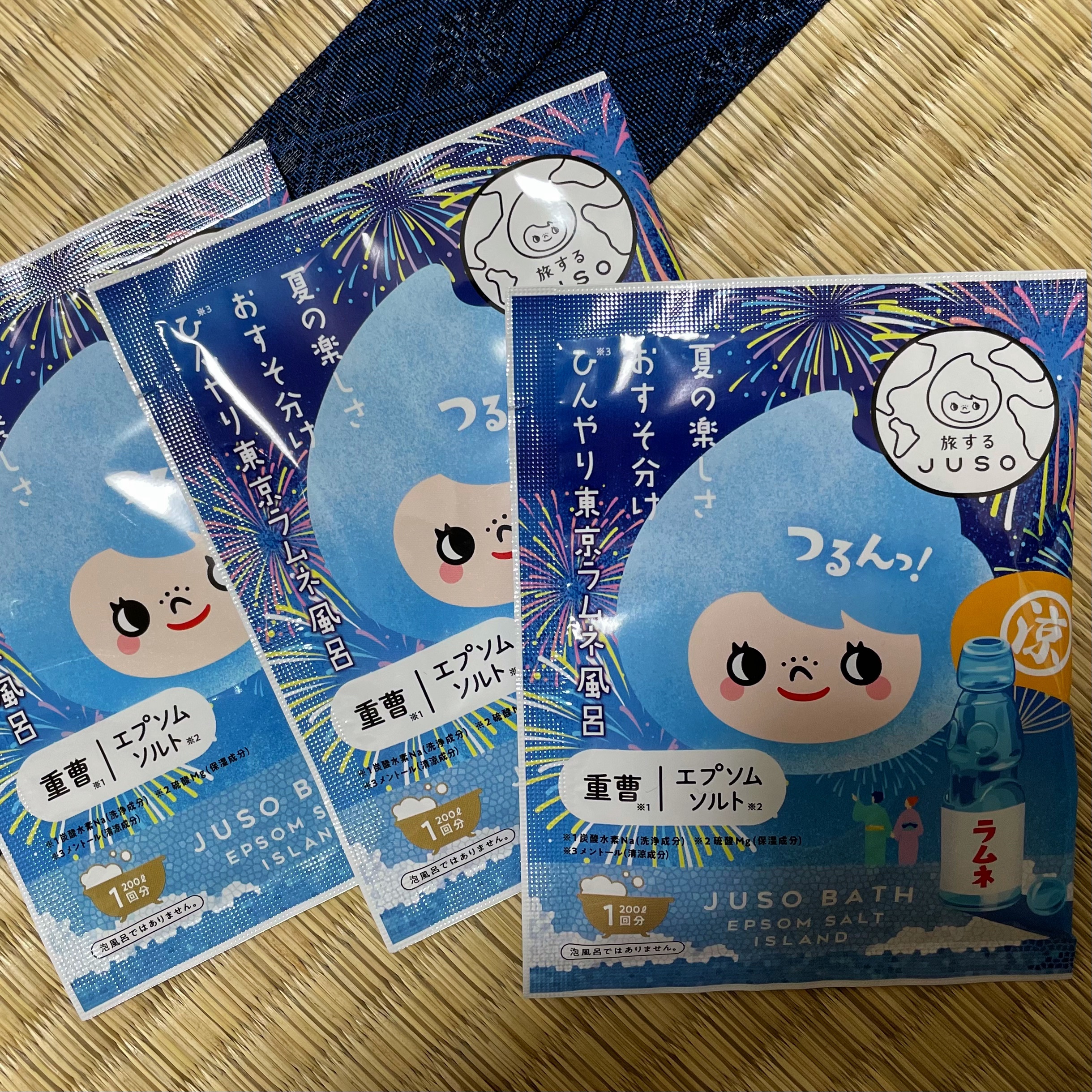 JUSO BATH POWDER/旅するJUSO/炭酸系入浴剤を使ったクチコミ（1枚目）