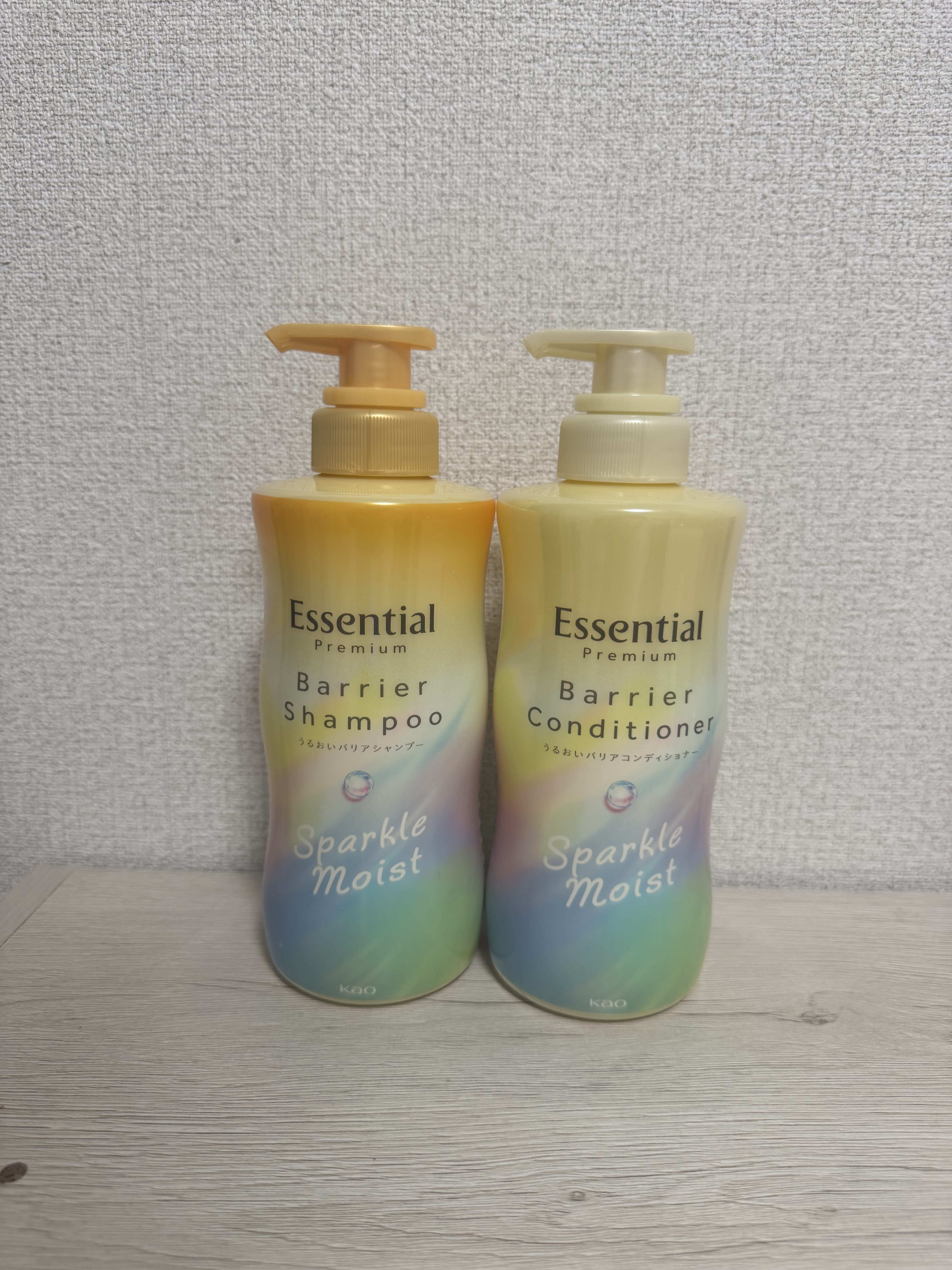 エッセンシャルプレミアム バリアシャンプー・コンディショナー スパークルモイスト/エッセンシャル/市販シャンプーを使ったクチコミ（1枚目）