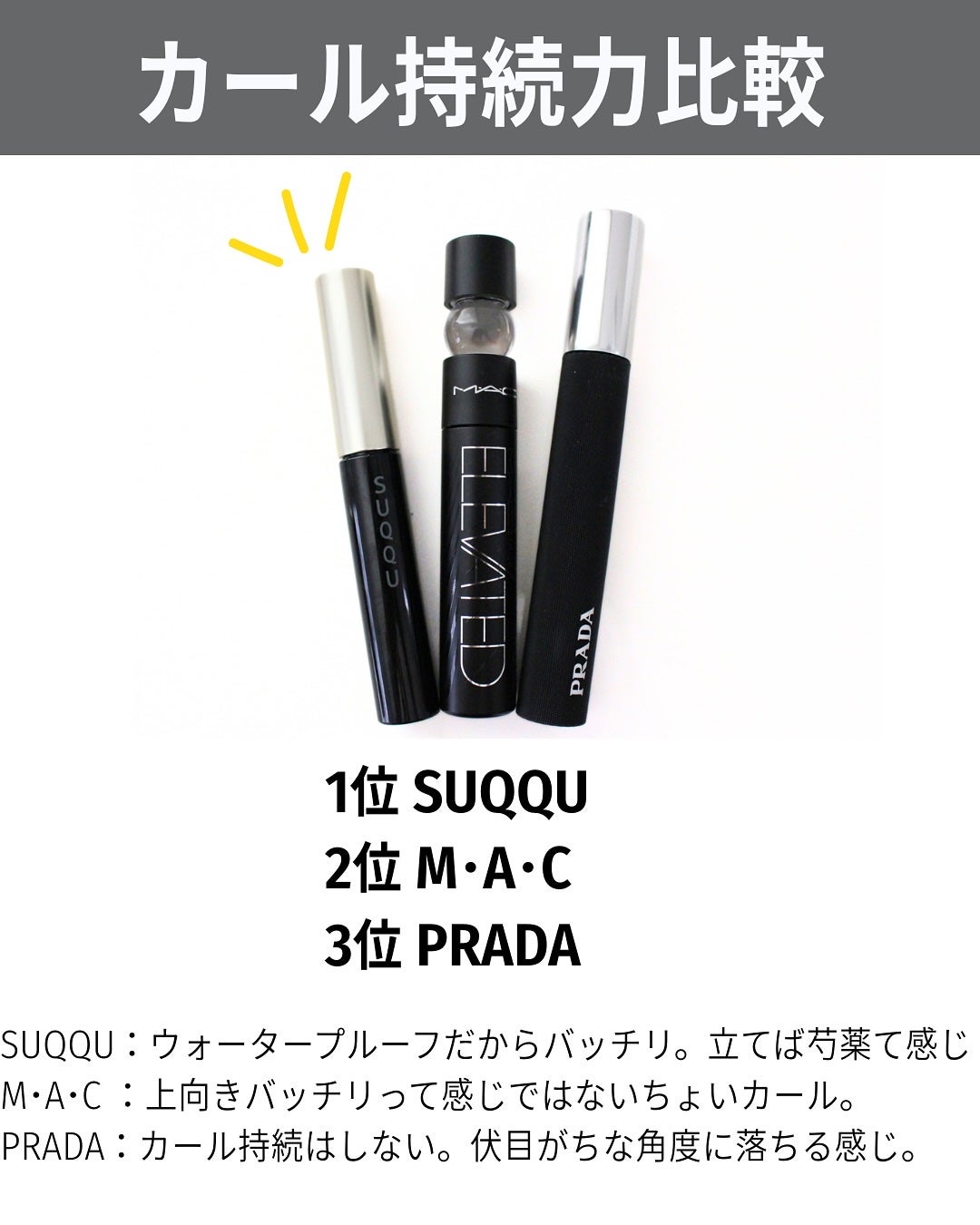 SUQQU 3D アイラッシュ マスカラ ウォータープルーフ/SUQQU/マスカラを使ったクチコミ(7枚目)