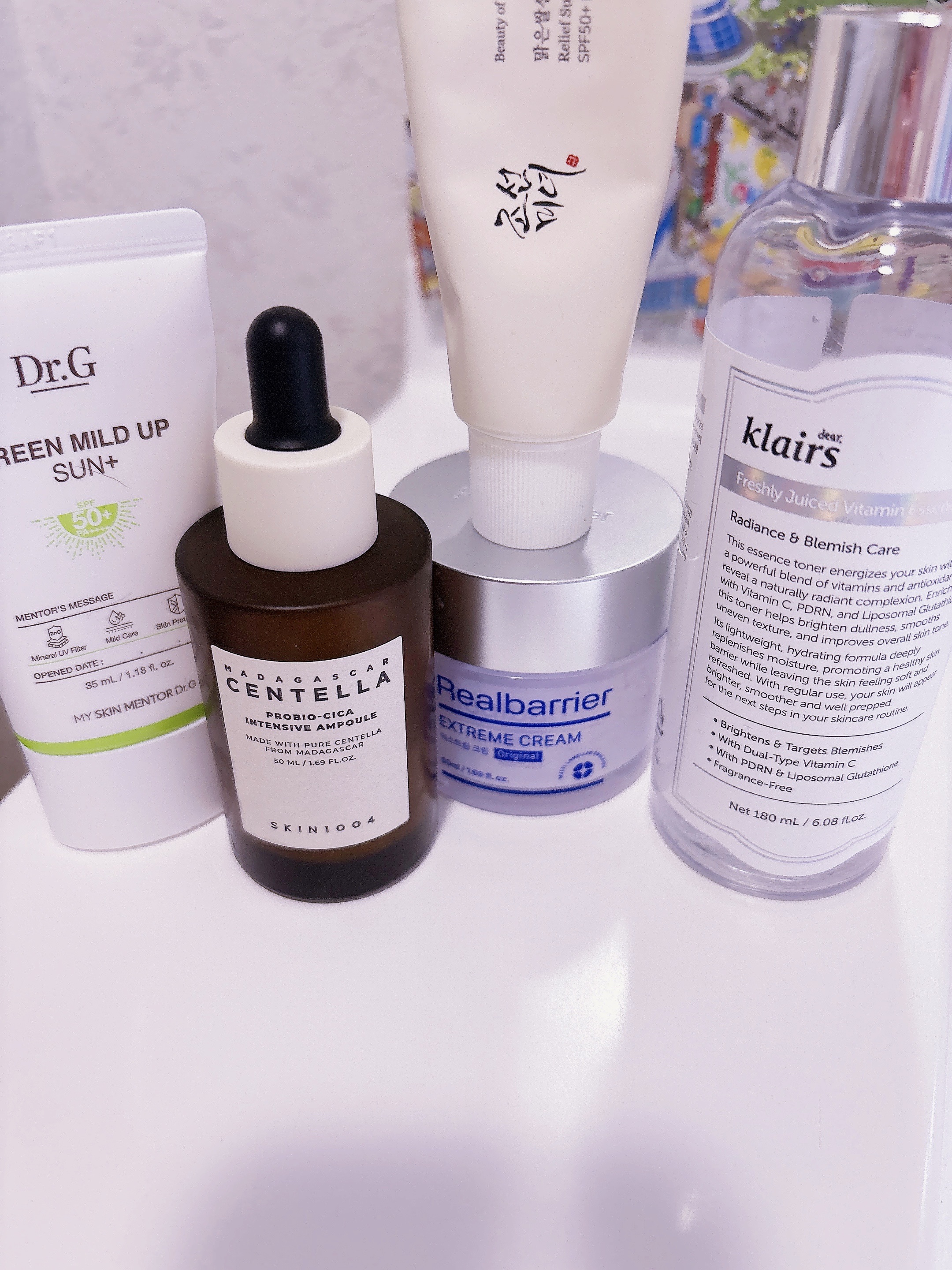 グリーンマイルドアップサンプラス/Dr.G/日焼け止めクリームを使ったクチコミ（1枚目）