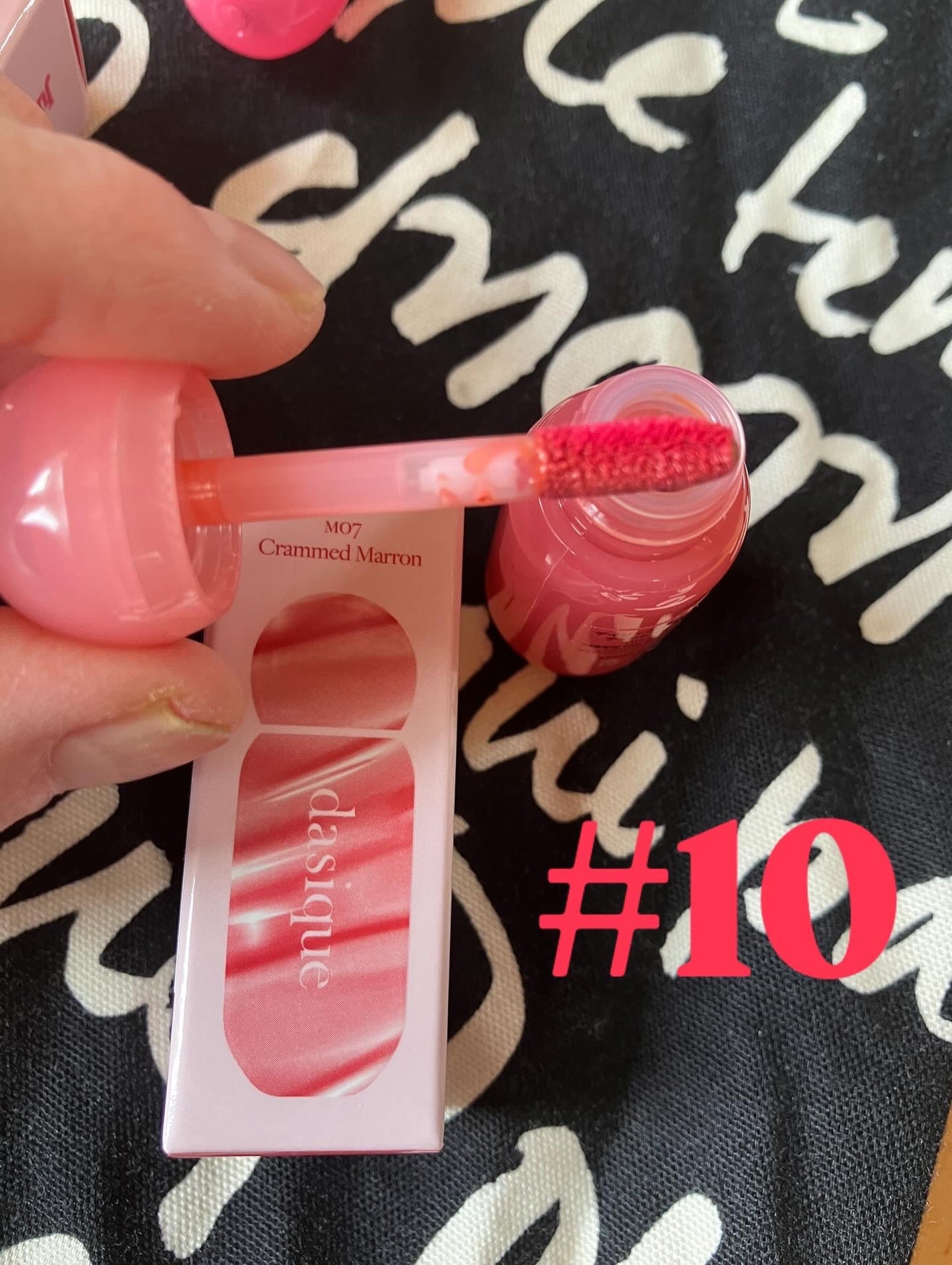 ジューシーデューイグロウティント/dasique/リップティントを使ったクチコミ(5枚目)