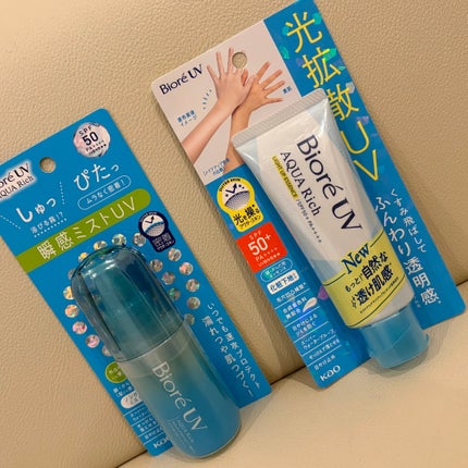 ビオレUV アクアリッチ アクアプロテクトミスト/ビオレ/日焼け止めミスト・スプレーを使ったクチコミ(1枚目)