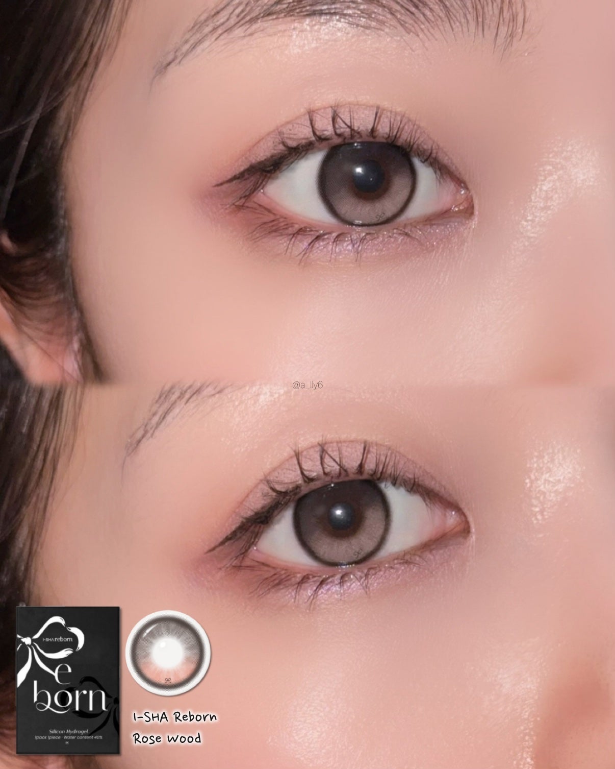 I-SHA Reborn/蜜のレンズ/1ヶ月(1MONTH)カラコンを使ったクチコミ(3枚目)