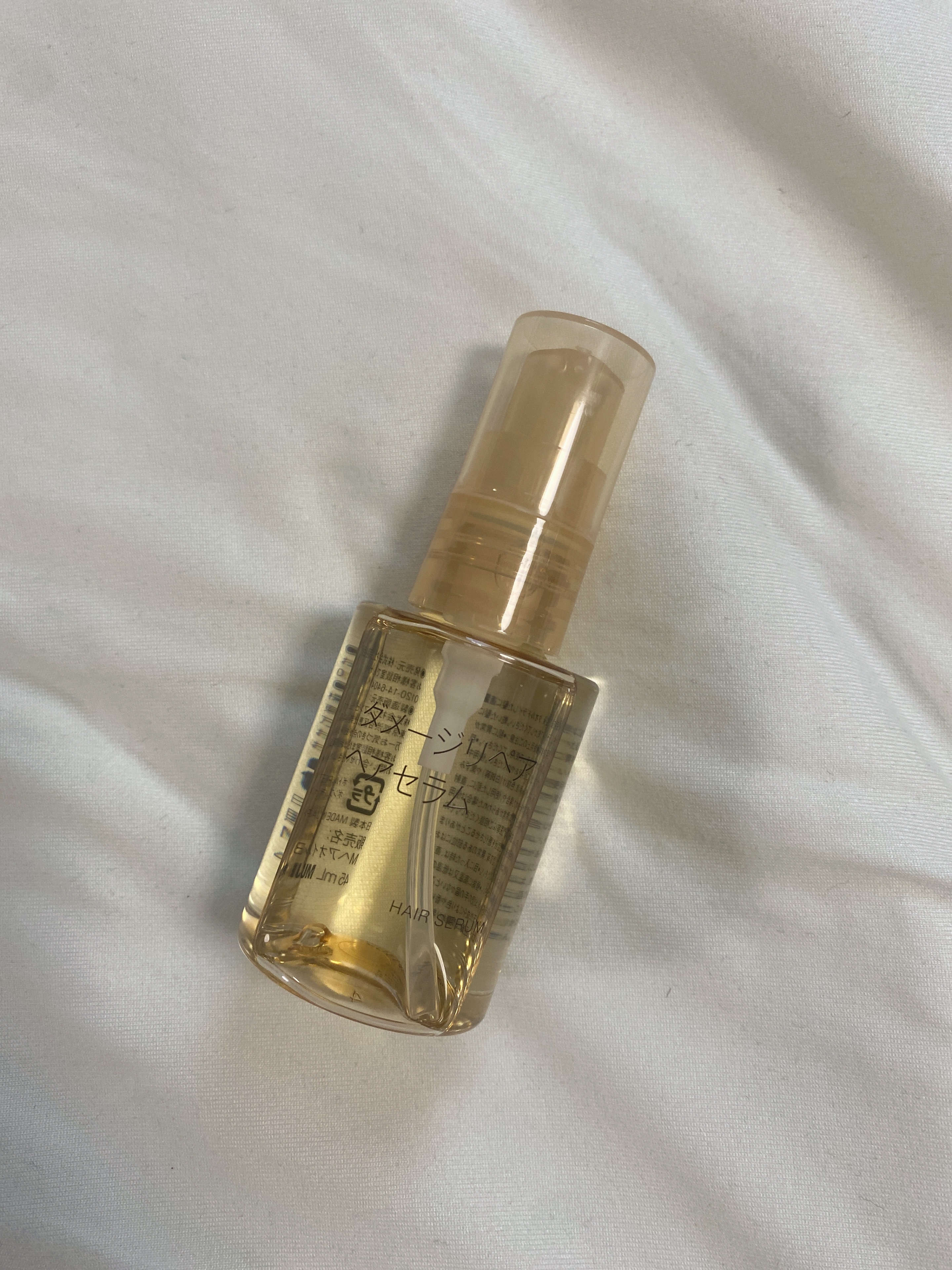 無印良品 ダメージリペア ヘアセラムのクチコミ「🍯無印良品　ダメージリペア ヘアセラム🍯
45ml

人気だと聞いたので…！

❤️GOOD❤.....」（1枚目）