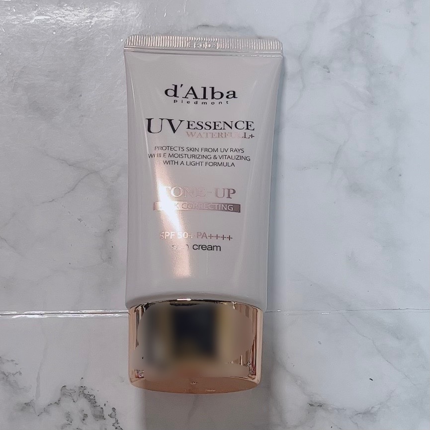 ウォータフルトーンアップサンクリーム/ダルバ/日焼け止めクリームを使ったクチコミ（1枚目）