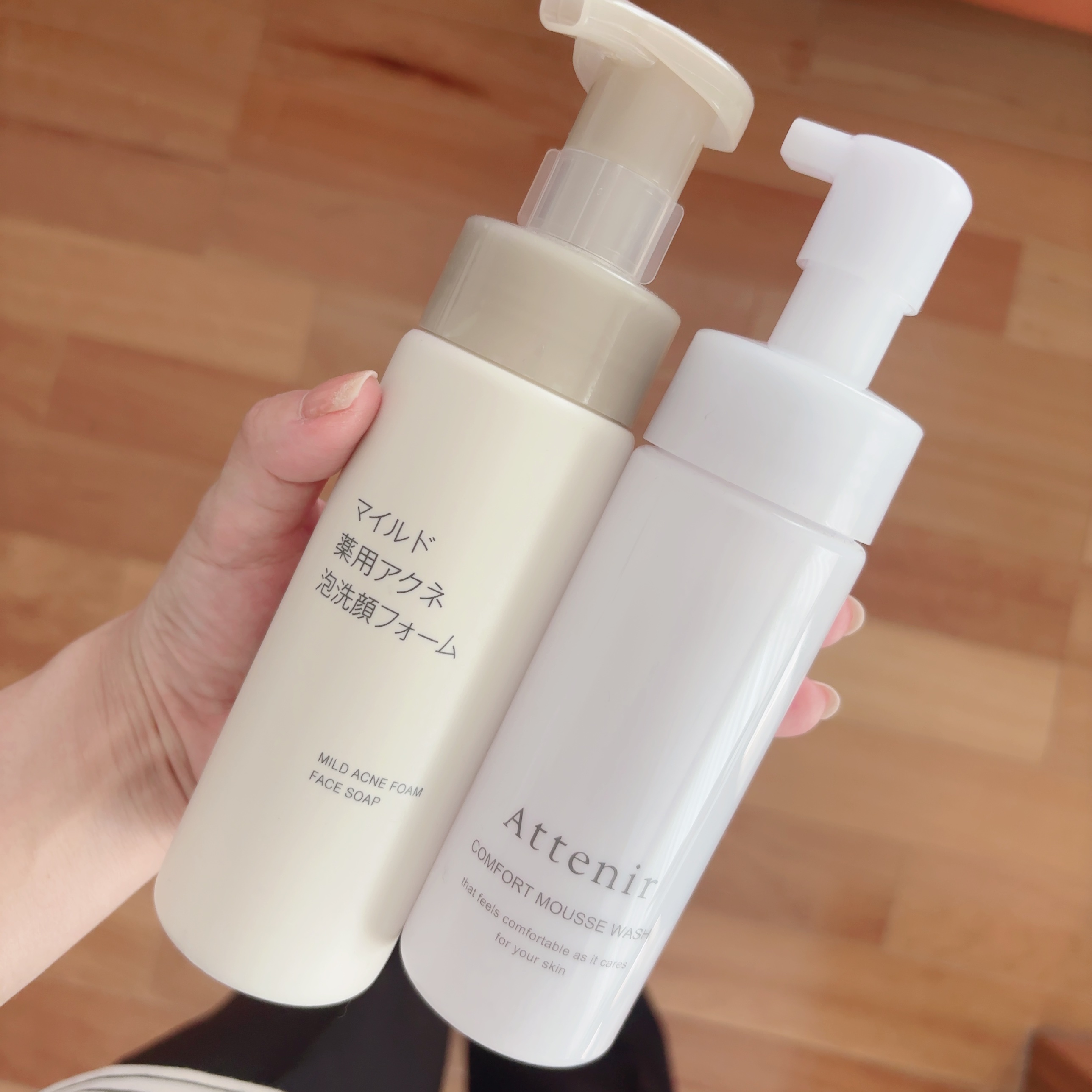 コンフォートムースウォッシュ 本体（150ml）/アテニア/泡洗顔を使ったクチコミ（1枚目）