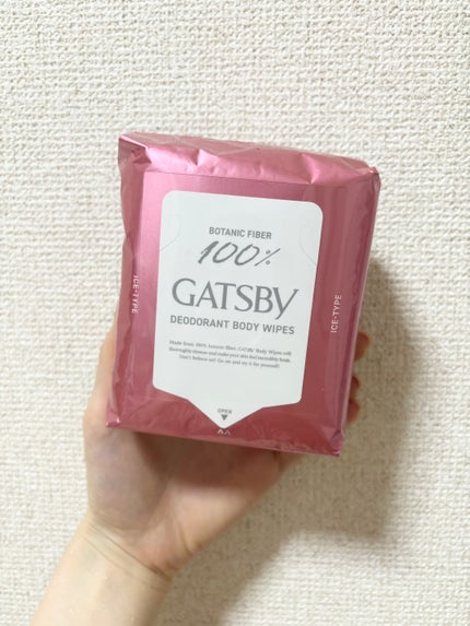 アイスデオドラント ボディペーパーN フリーズピーチ/ギャツビー/ボディシートを使ったクチコミ(1枚目)