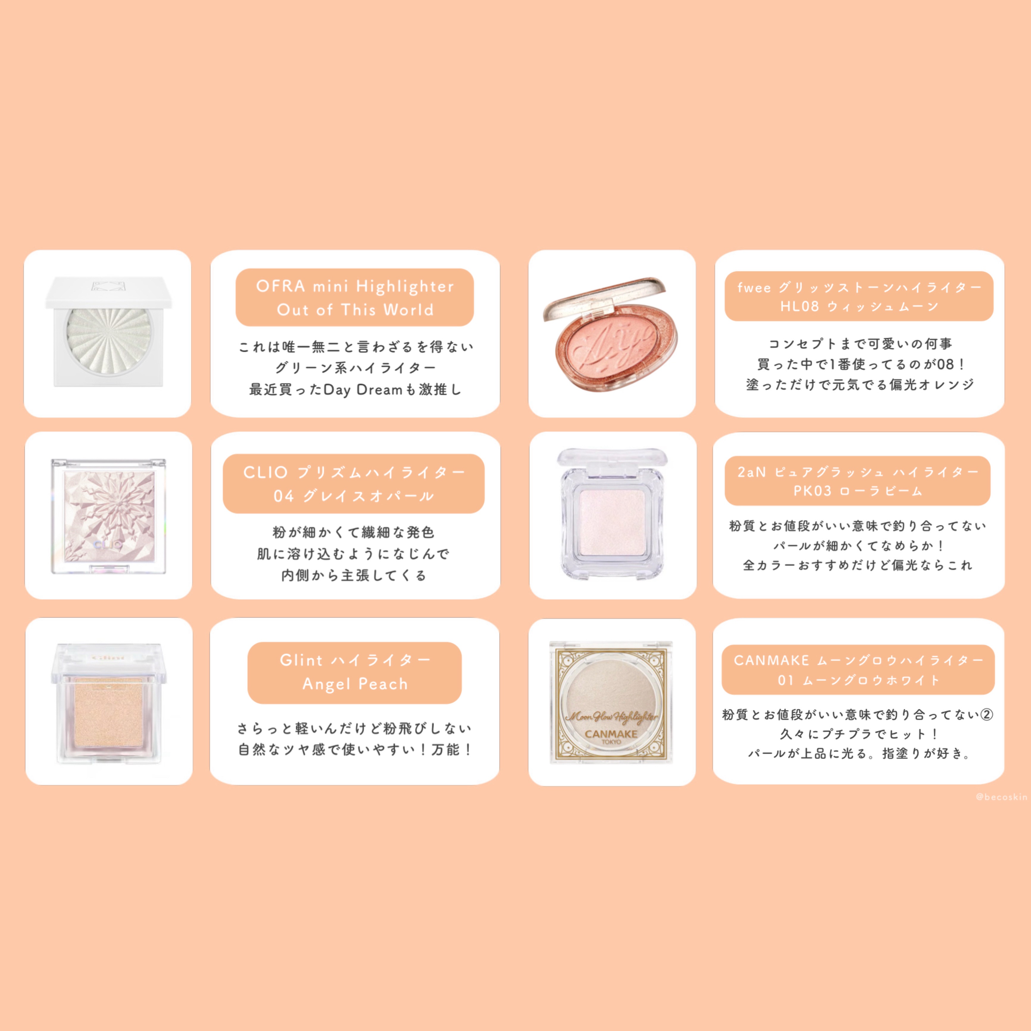 OFRA mini Highlighter/Ofra Cosmetics/パウダーハイライトを使ったクチコミ（3枚目）