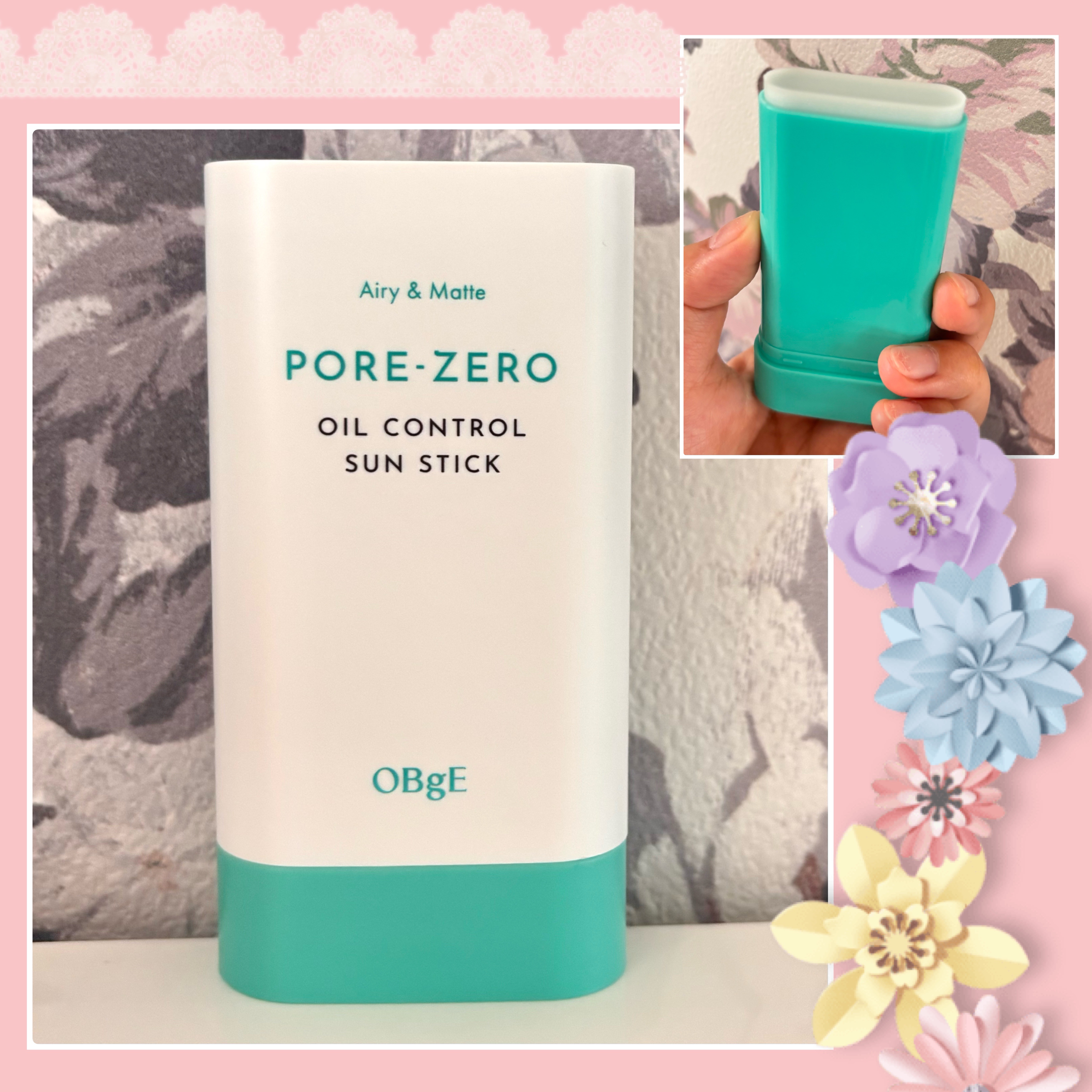 毛穴ゼロオイルコントロールサンスティック /オブジェ/日焼け止めスティックを使ったクチコミ（1枚目）