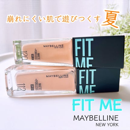 フィットミー リキッドファンデーション R/MAYBELLINE NEW YORK/リキッドファンデーションを使ったクチコミ(1枚目)