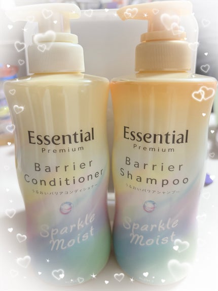 エッセンシャルプレミアム バリアシャンプー・コンディショナー スパークルモイスト/エッセンシャル/市販シャンプーを使ったクチコミ(1枚目)