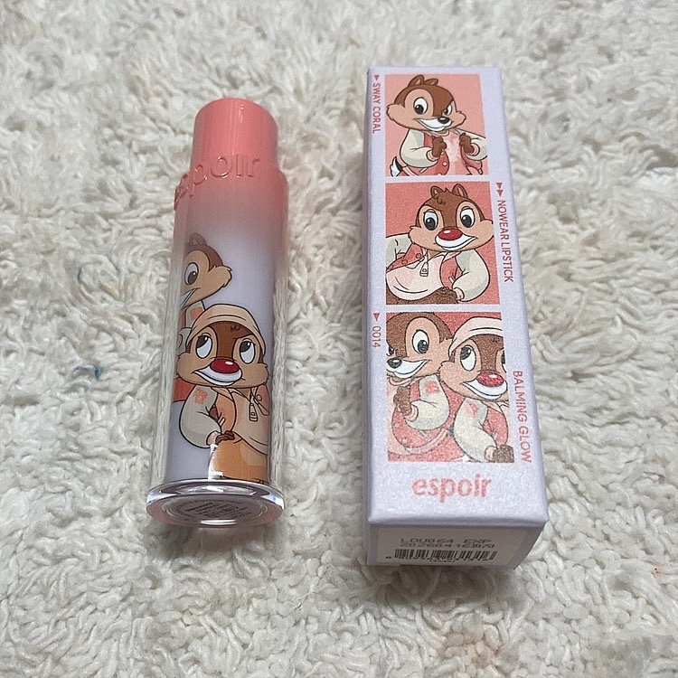 ノーウェアリップスティック バーミンググロー/espoir/口紅を使ったクチコミ（1枚目）